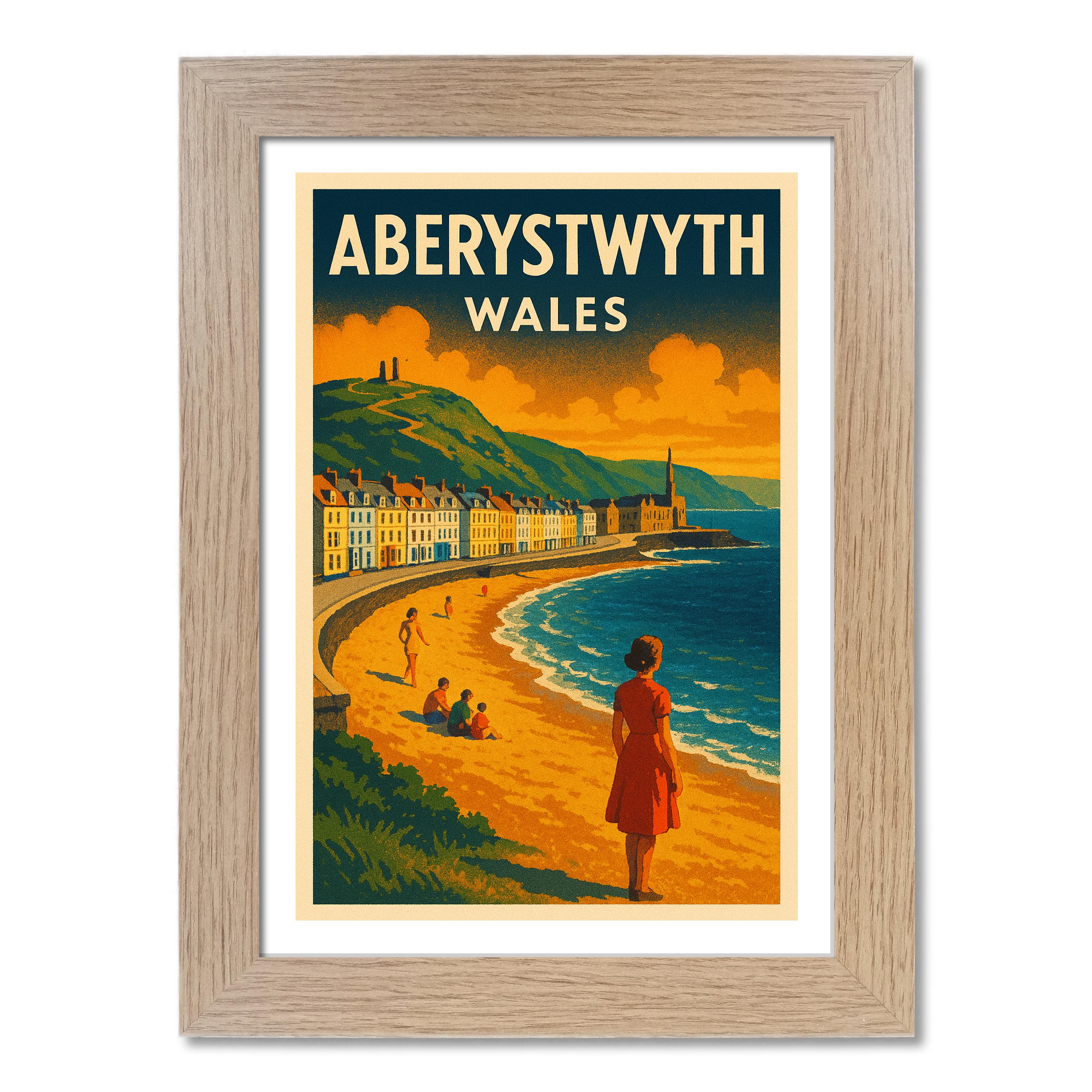 Aberystwyth Travel Poster - Picture 7 of 7