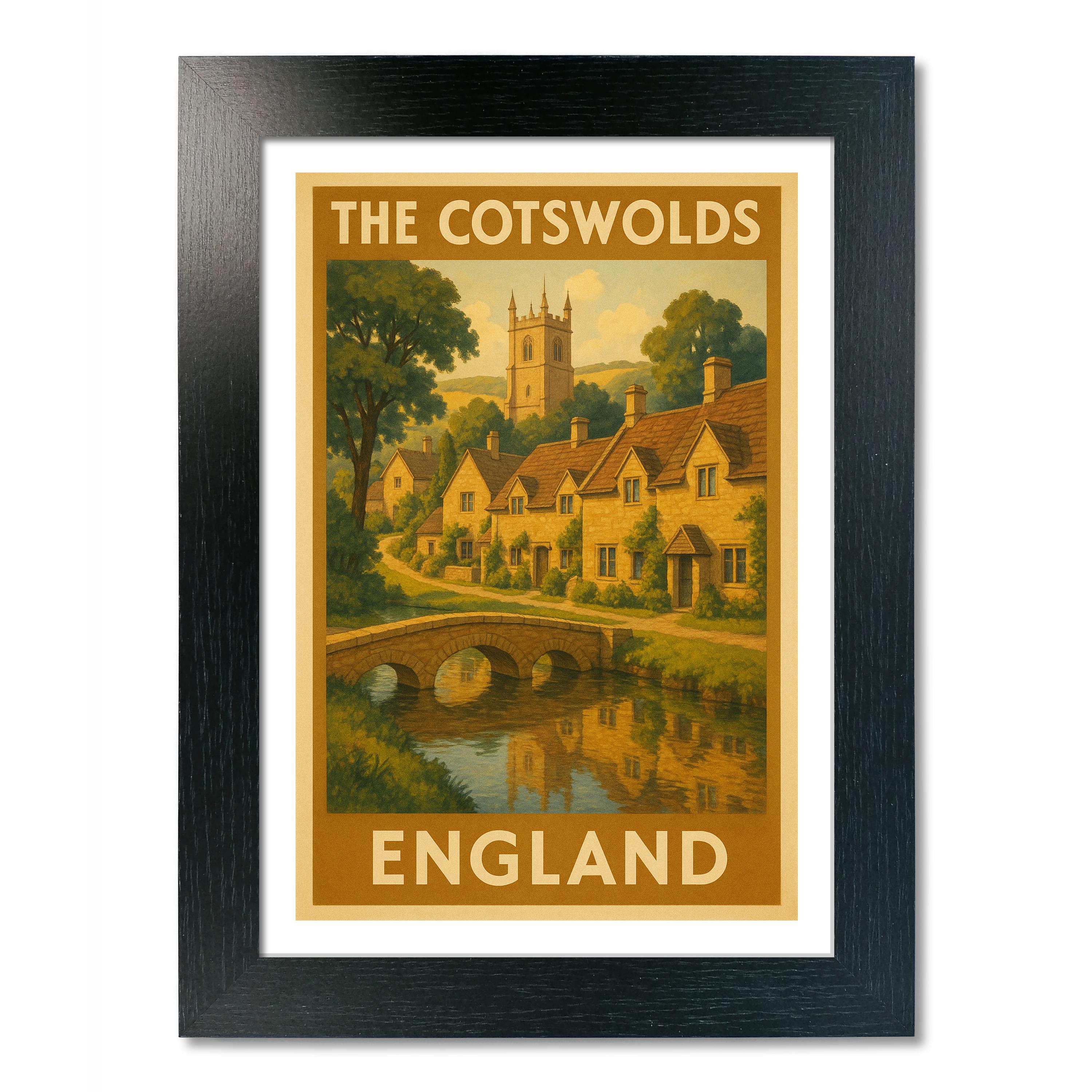 Cotswolds Travel Poster - Picture 3 of 7