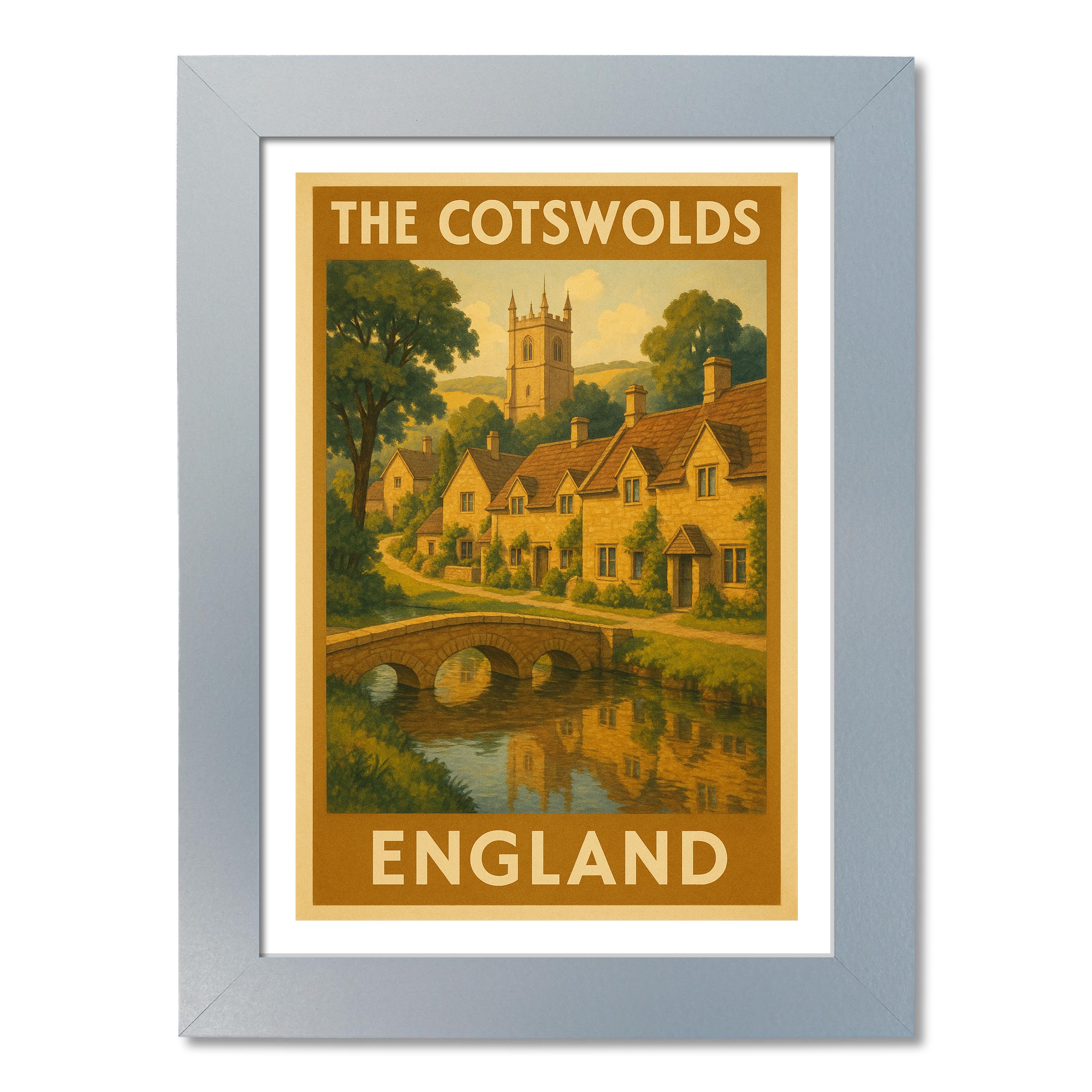 Cotswolds Travel Poster - Picture 5 of 7