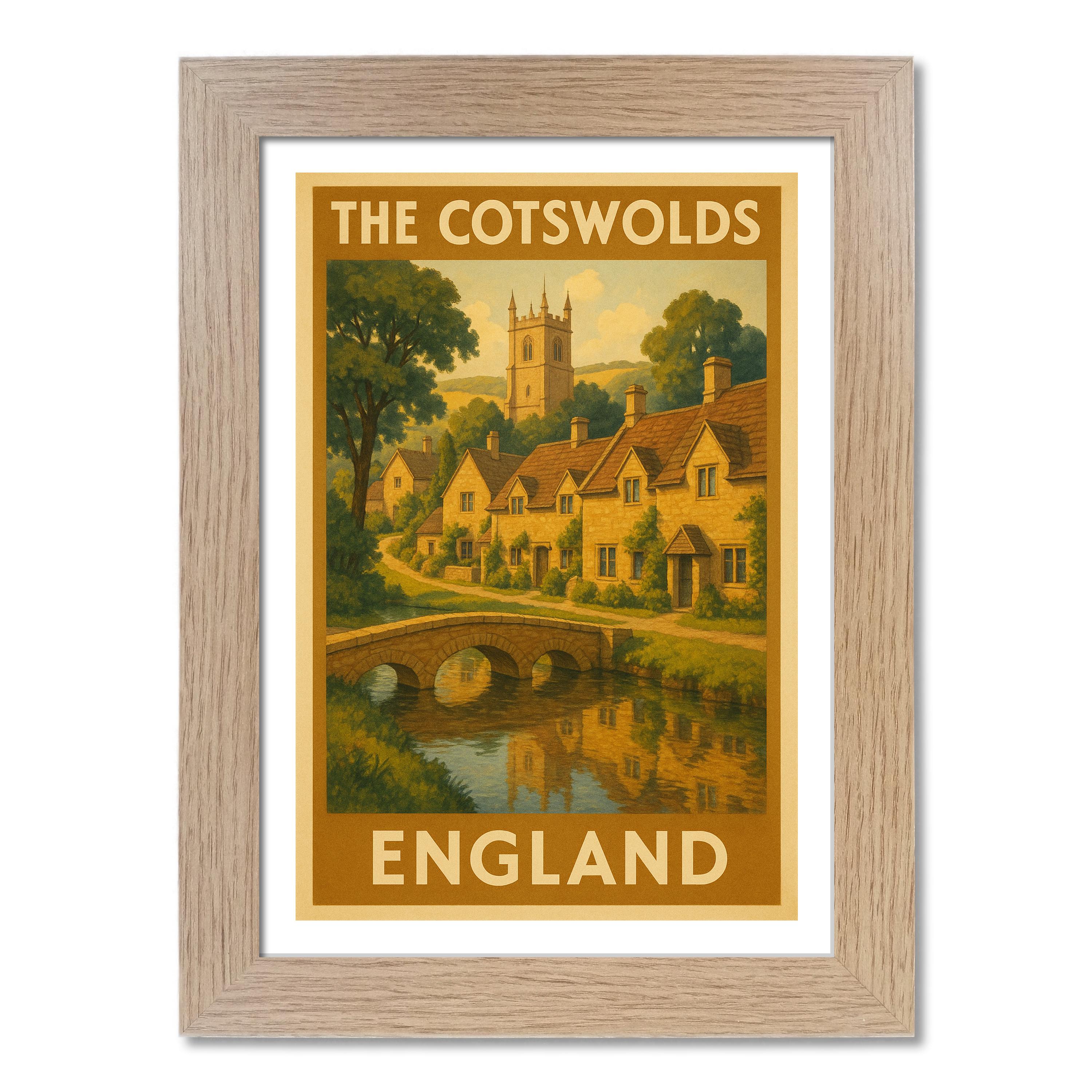 Cotswolds Travel Poster - Picture 7 of 7