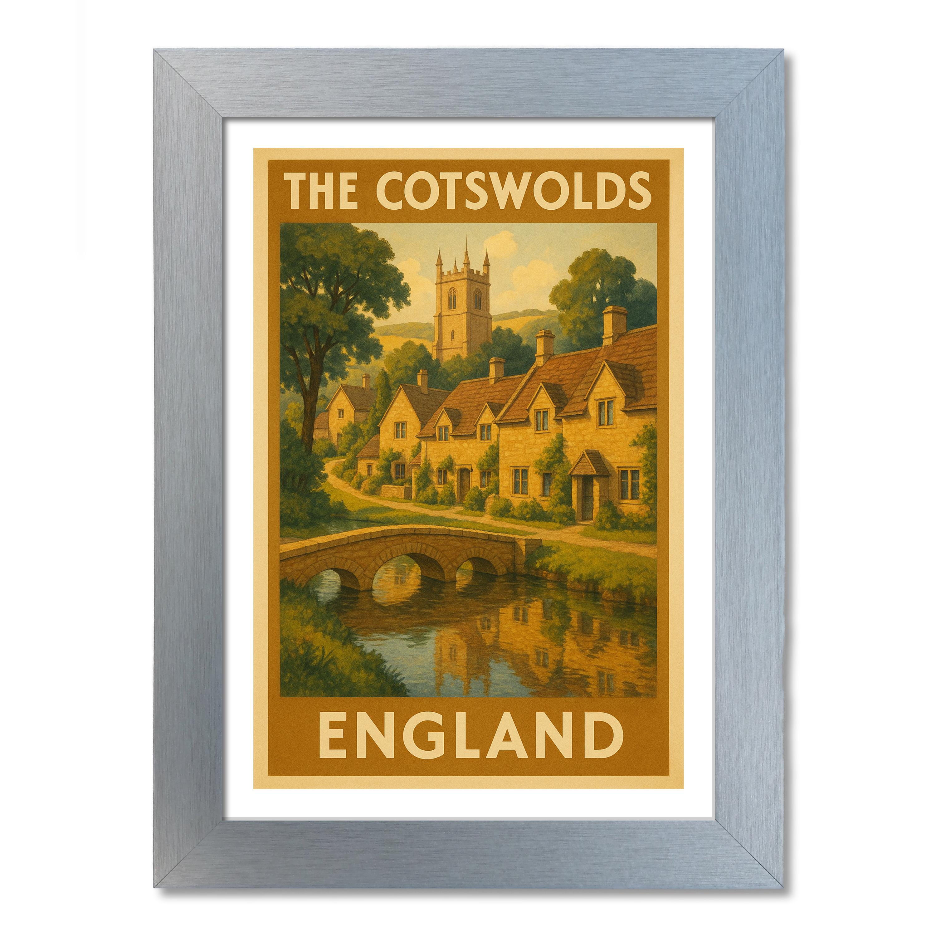 Cotswolds Travel Poster - Picture 6 of 7