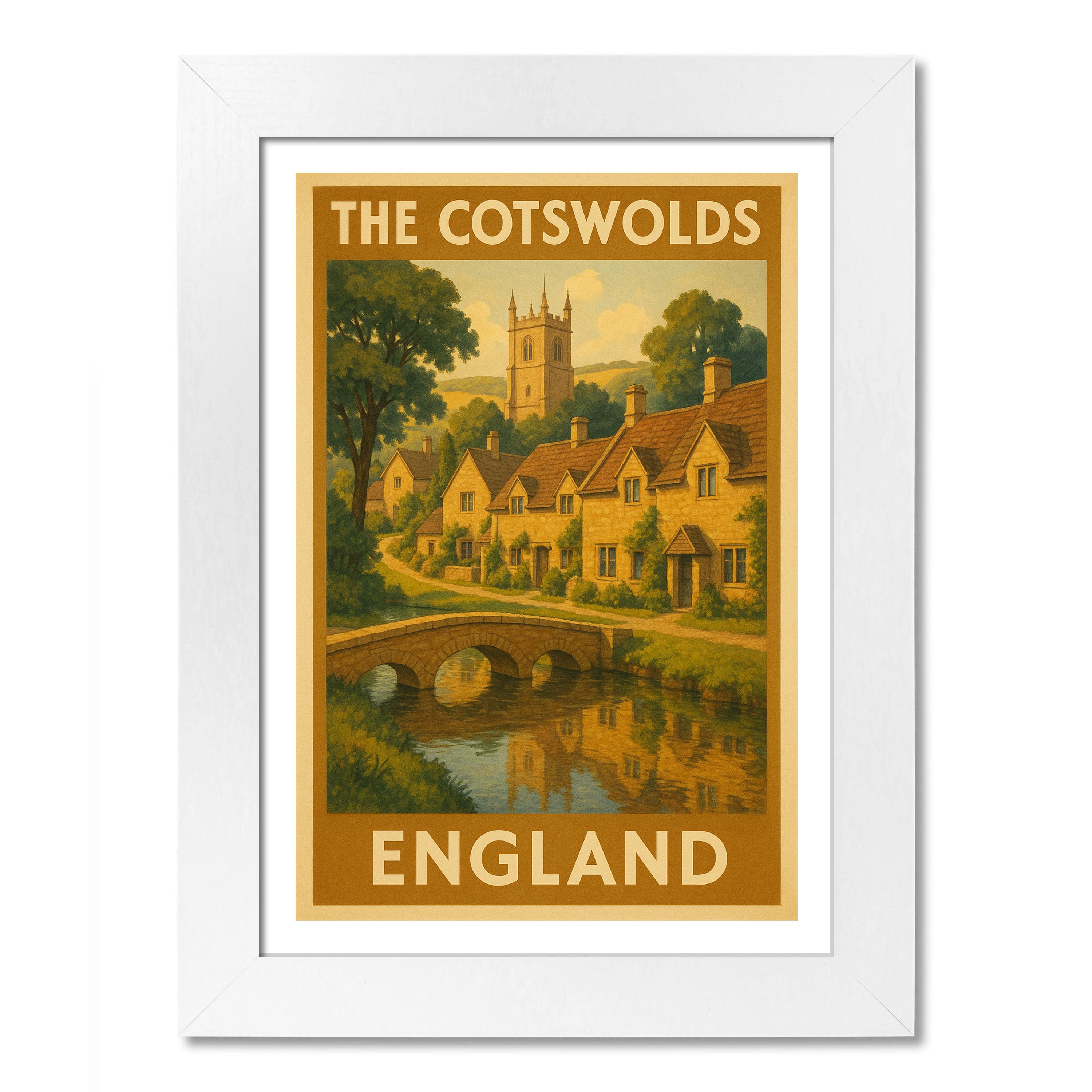 Cotswolds Travel Poster - Picture 4 of 7