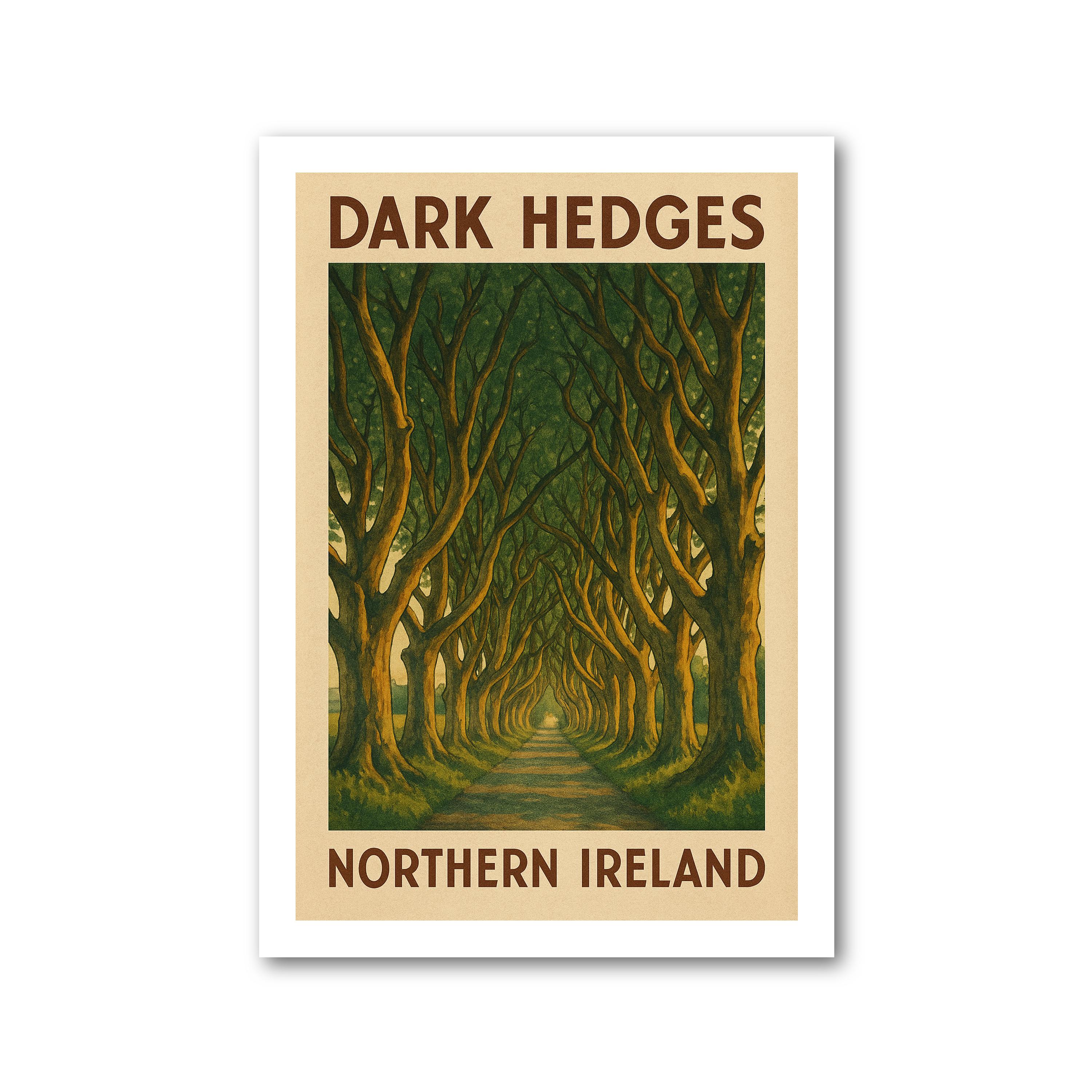 Dark Hedges Travel Poster - Picture 2 of 7