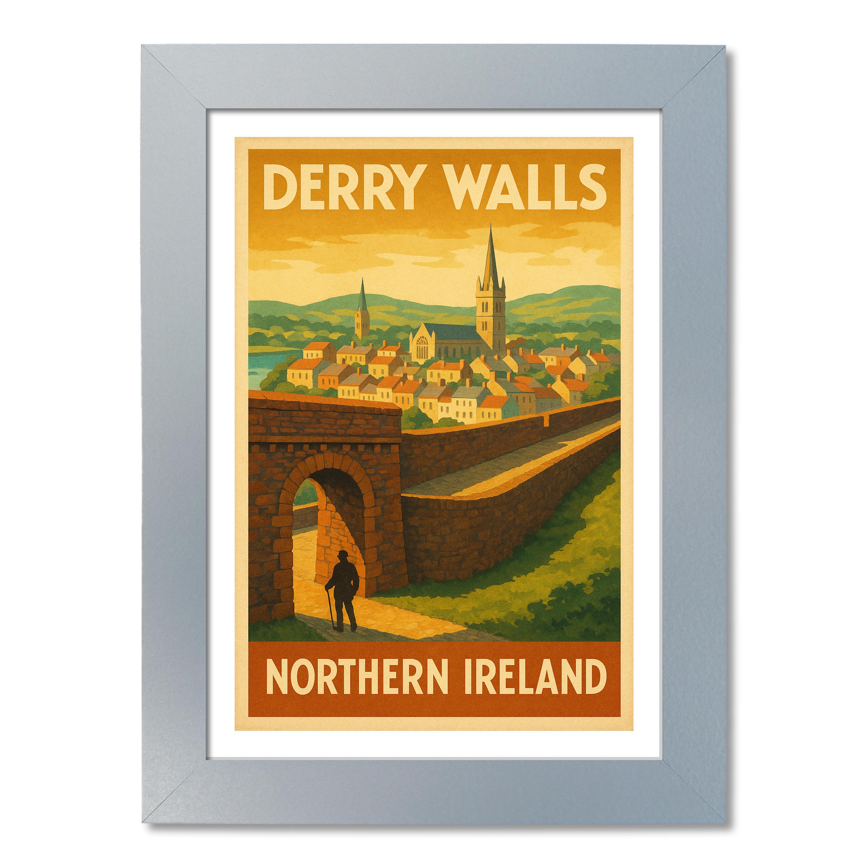 Derry Walls Travel Poster - Picture 5 of 7