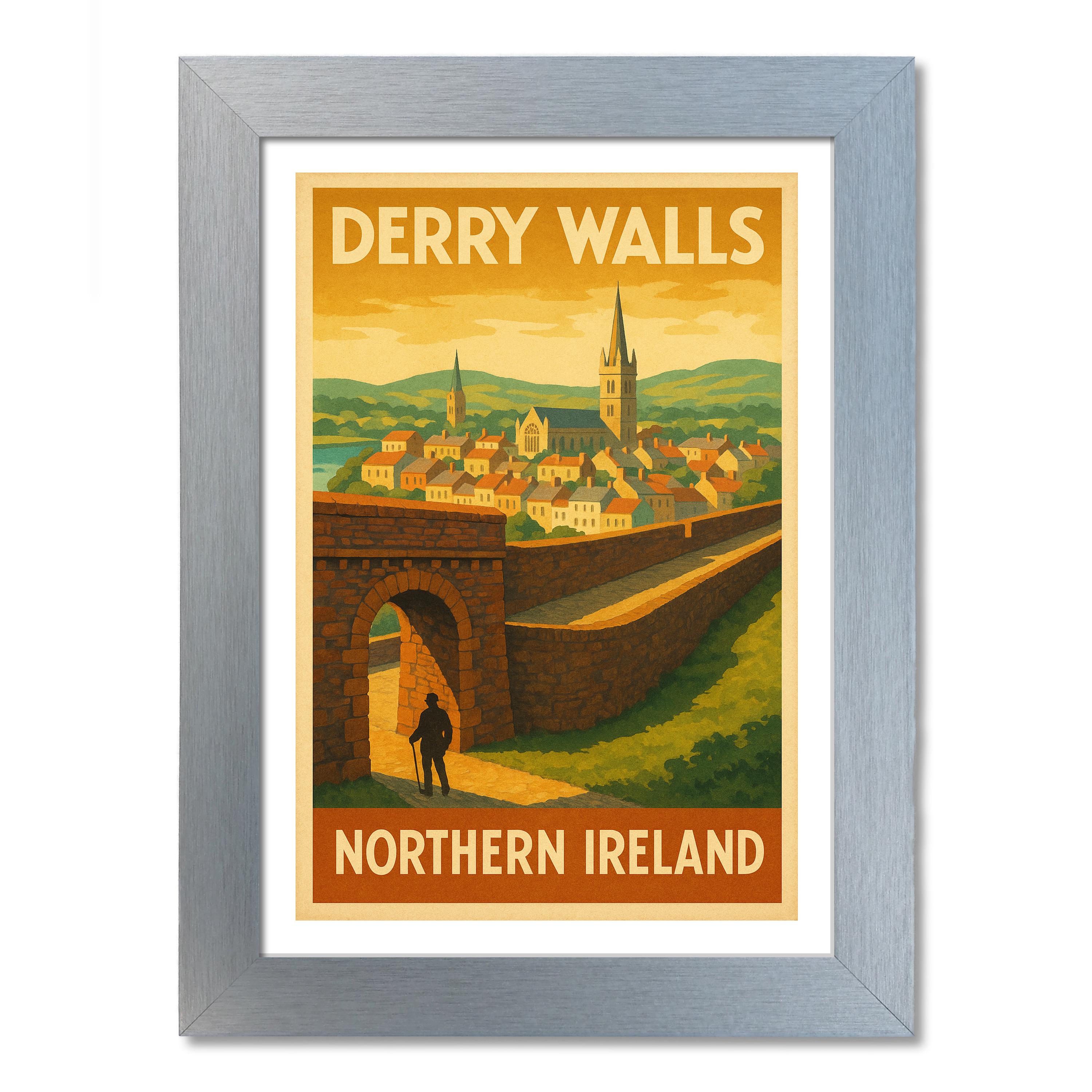Derry Walls Travel Poster - Picture 6 of 7