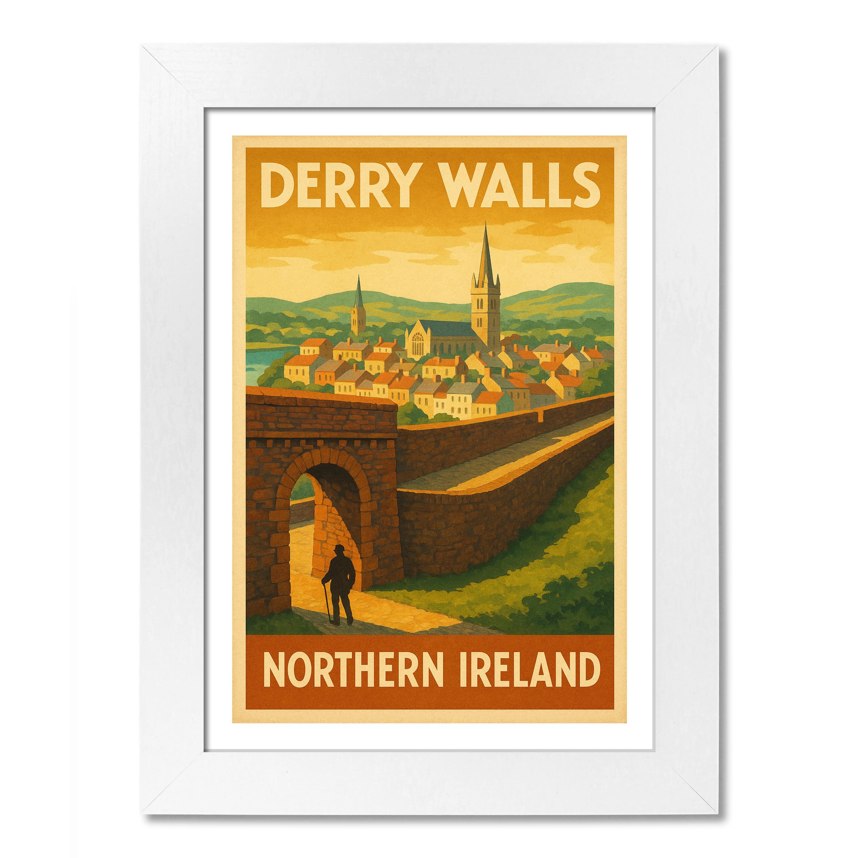 Derry Walls Travel Poster - Picture 4 of 7