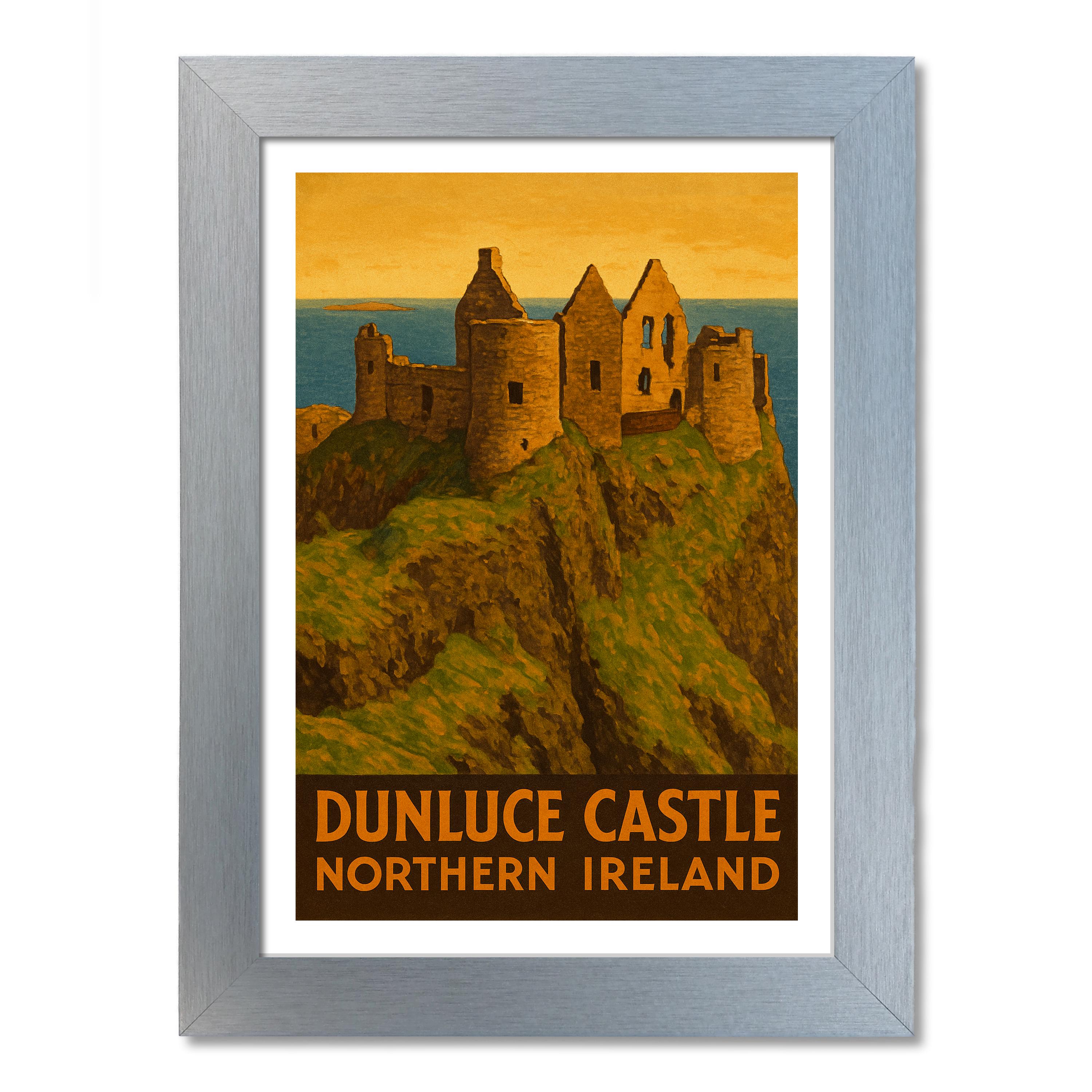 Dunluce Castle Travel Poster - Picture 6 of 7