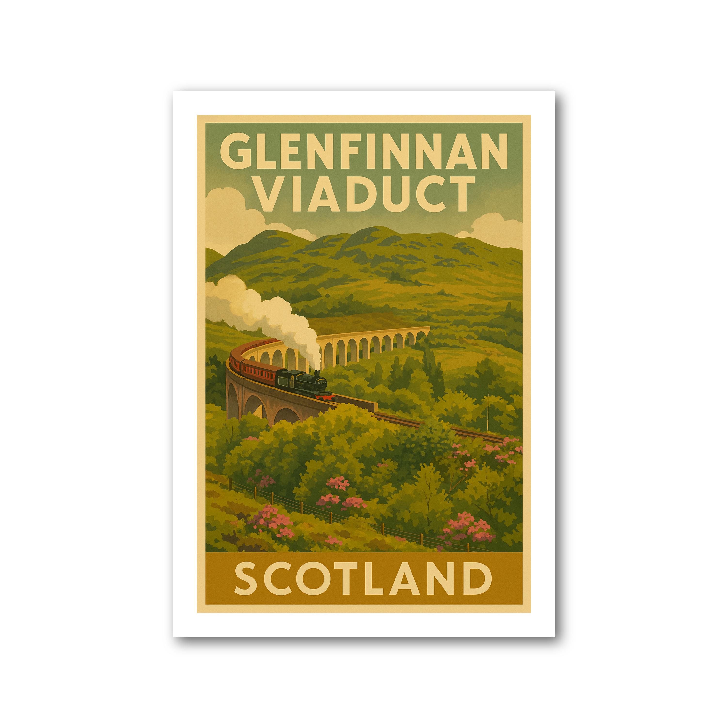 Glenfinnan Viadukt Reiseposter - Bild 2 von 7