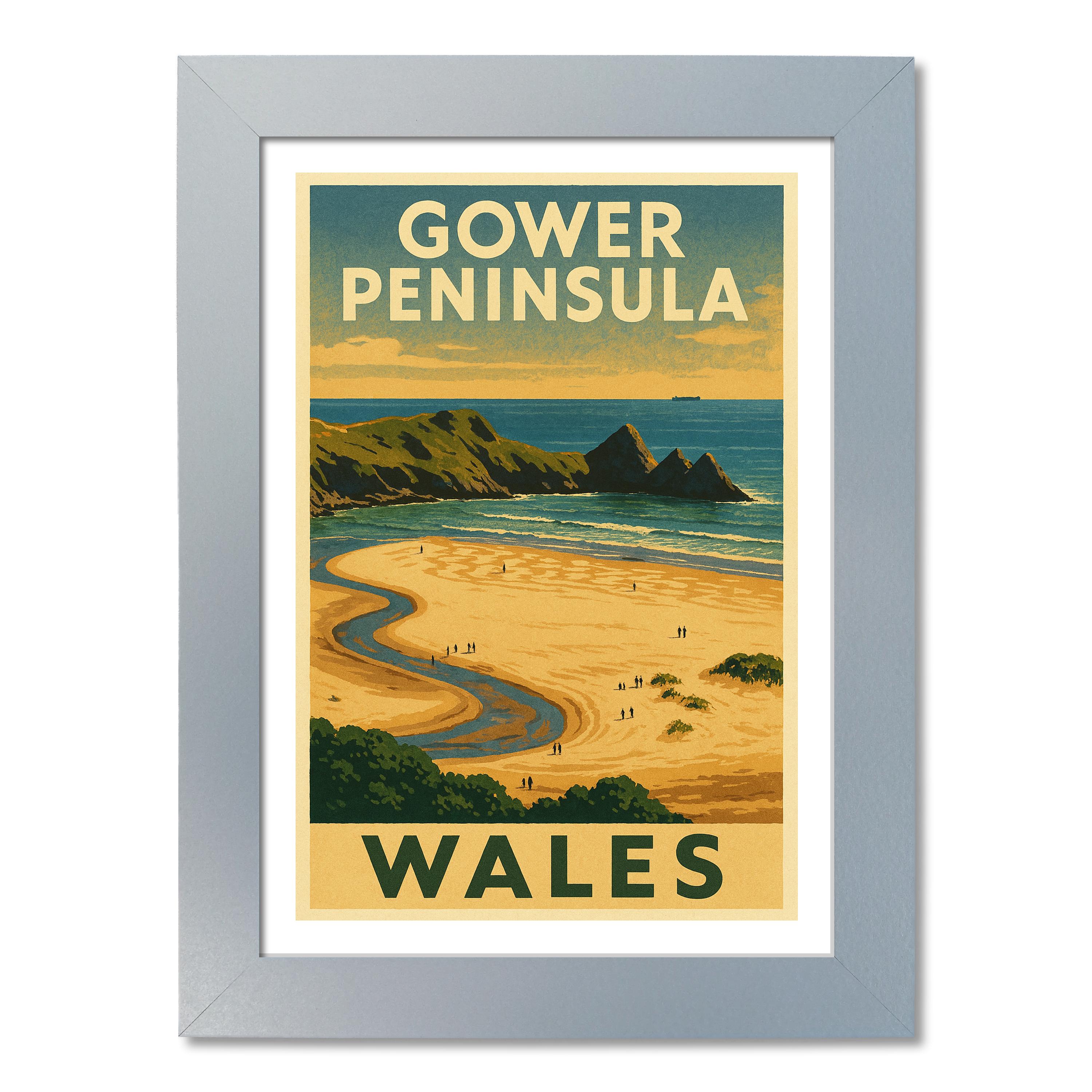 Gower Peninsula Travel Poster - Picture 5 of 7