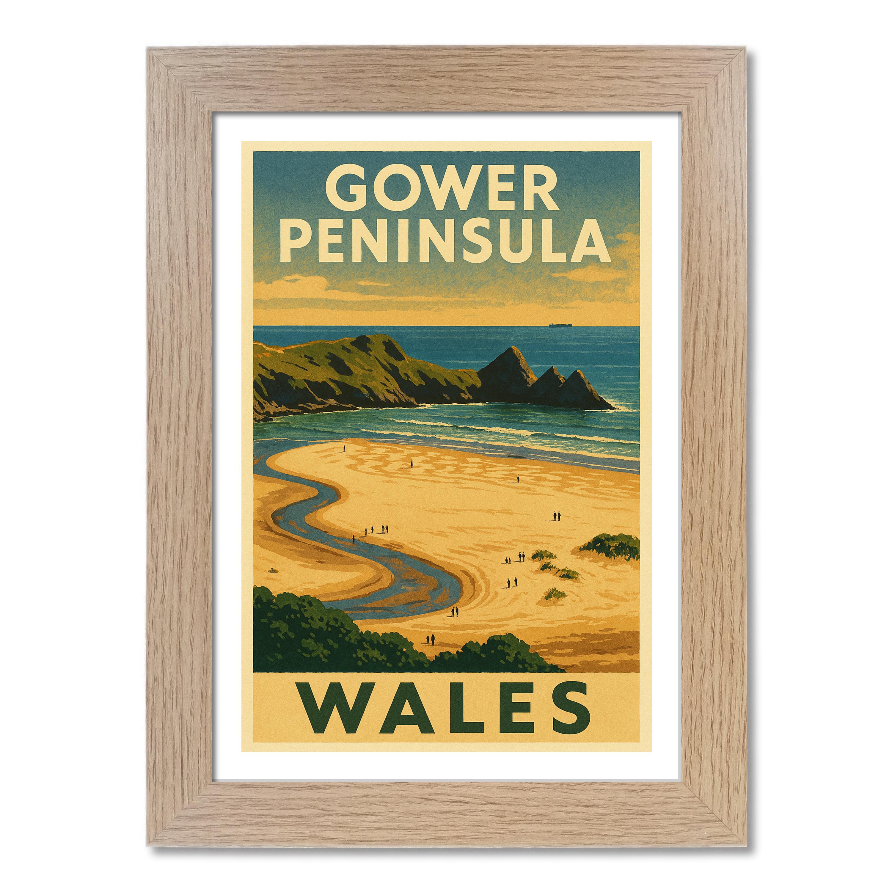Gower Peninsula Travel Poster - Picture 7 of 7