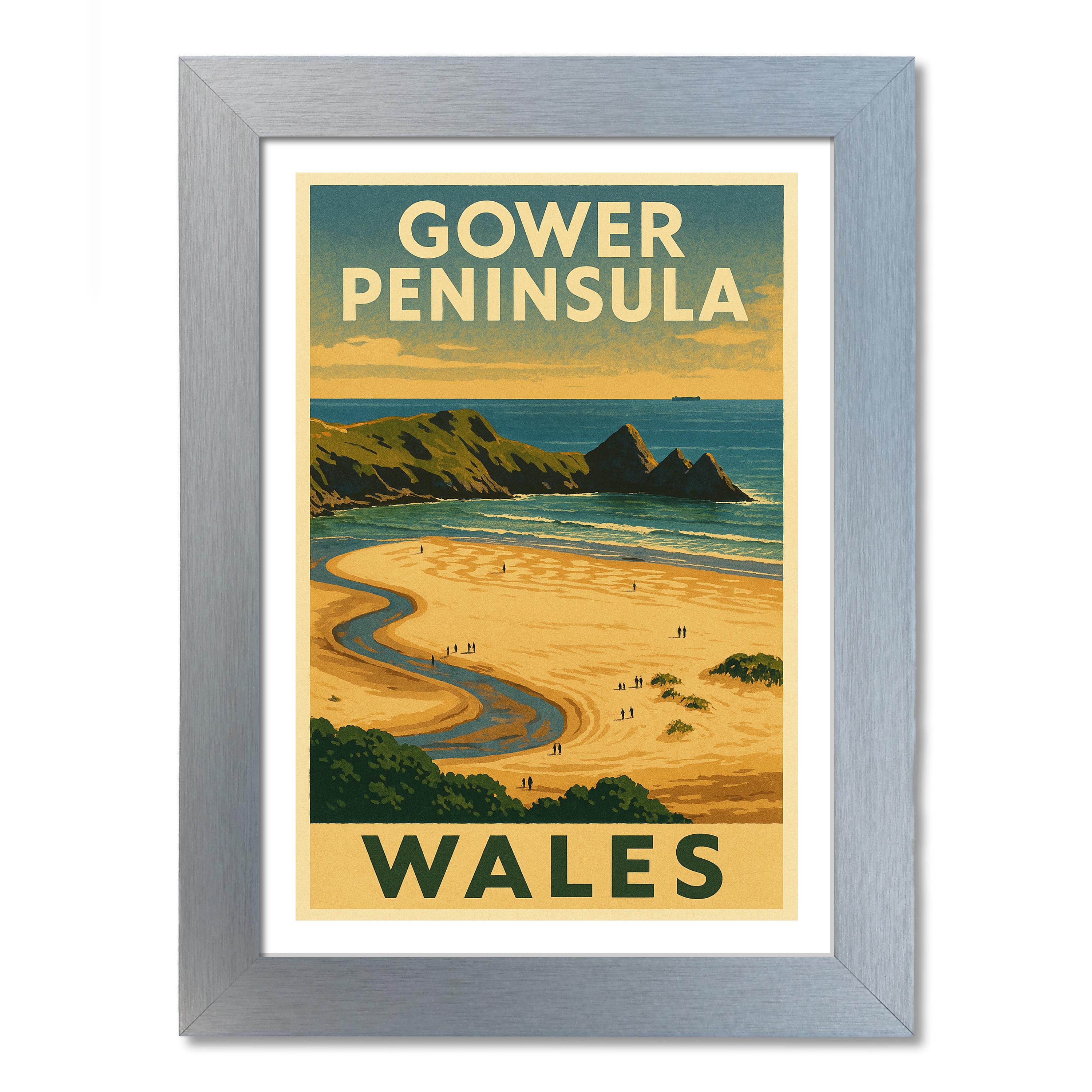 Gower Peninsula Travel Poster - Picture 6 of 7