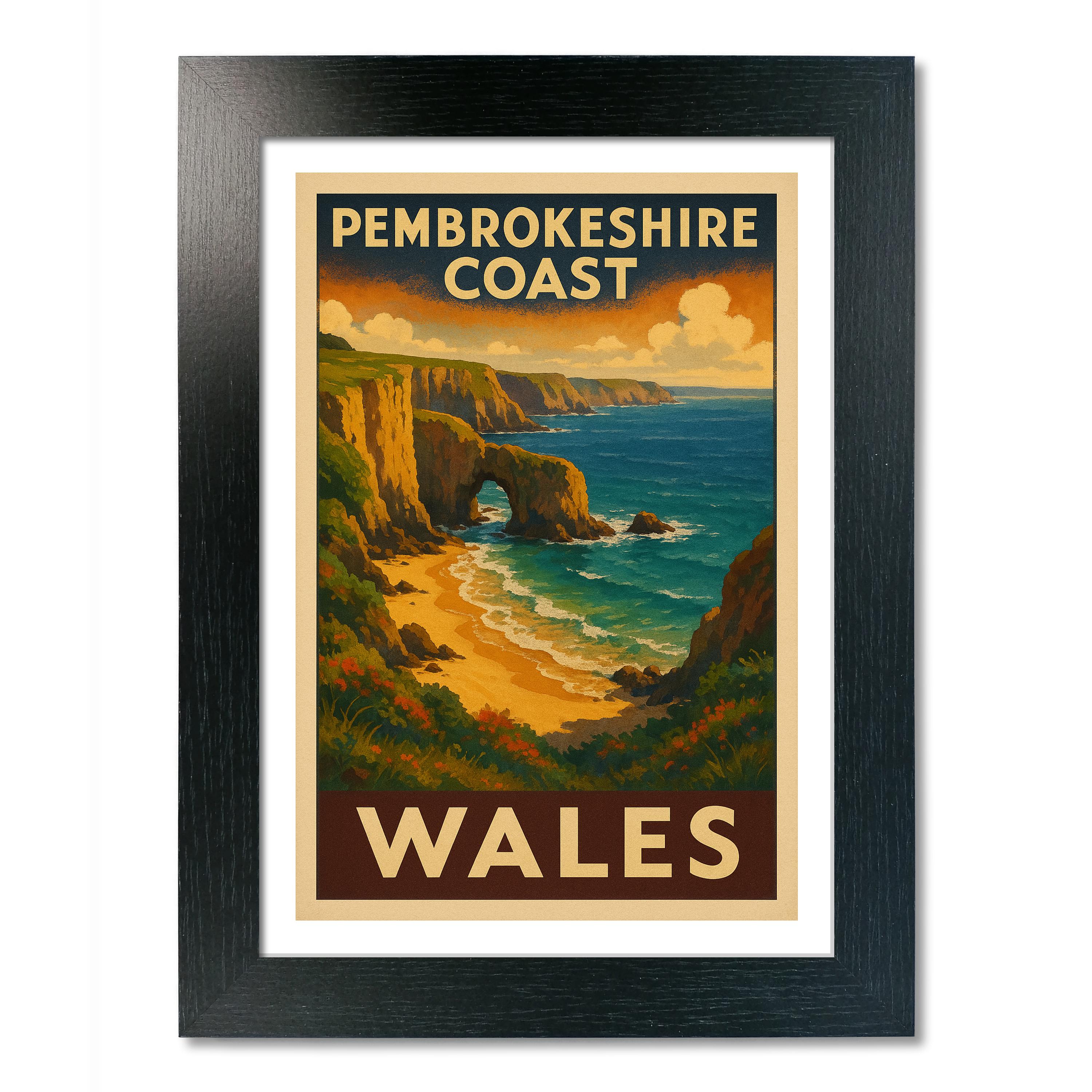 Póster de viaje de Pembrokeshire Coast - Imagen 3 de 7
