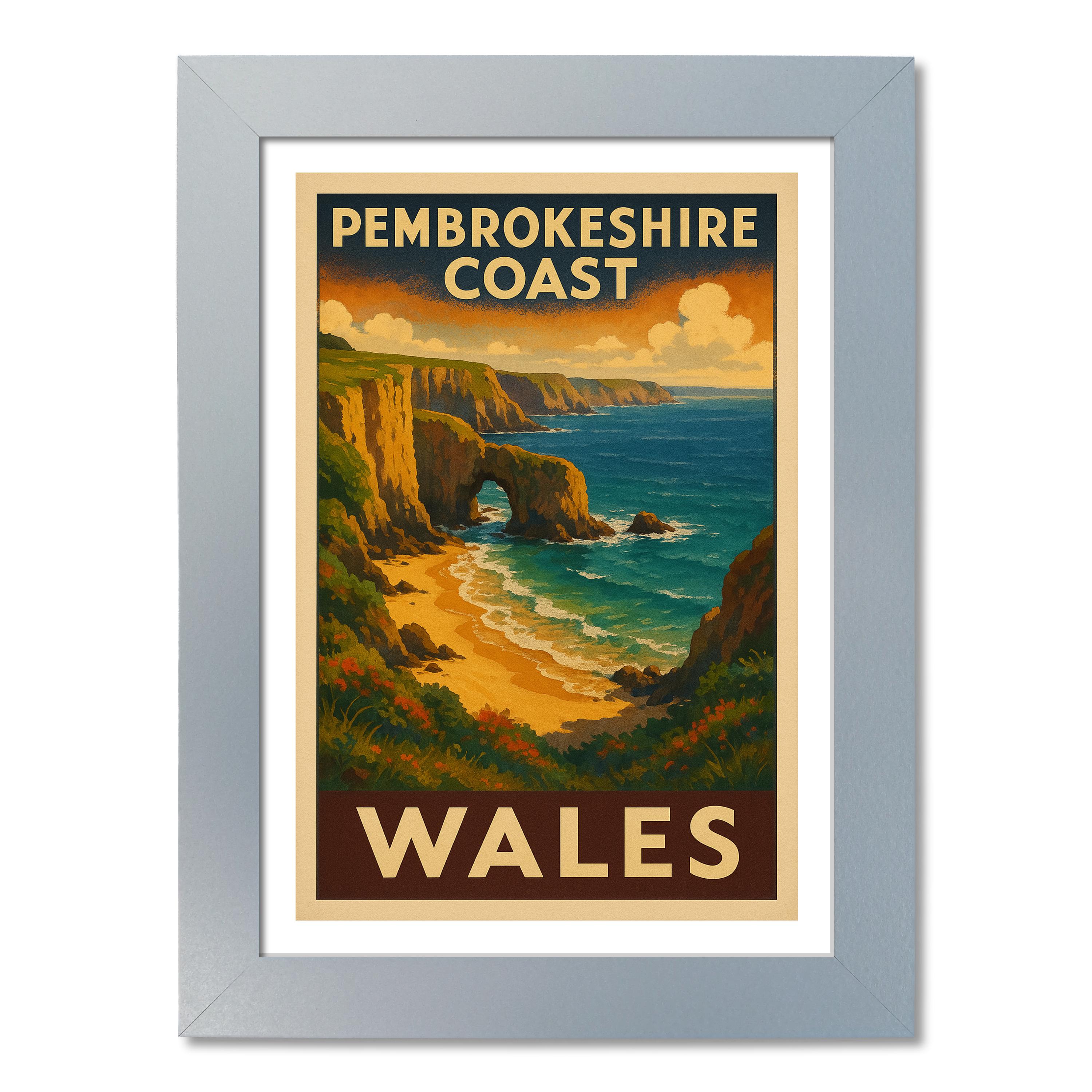 Póster de viaje de Pembrokeshire Coast - Imagen 5 de 7