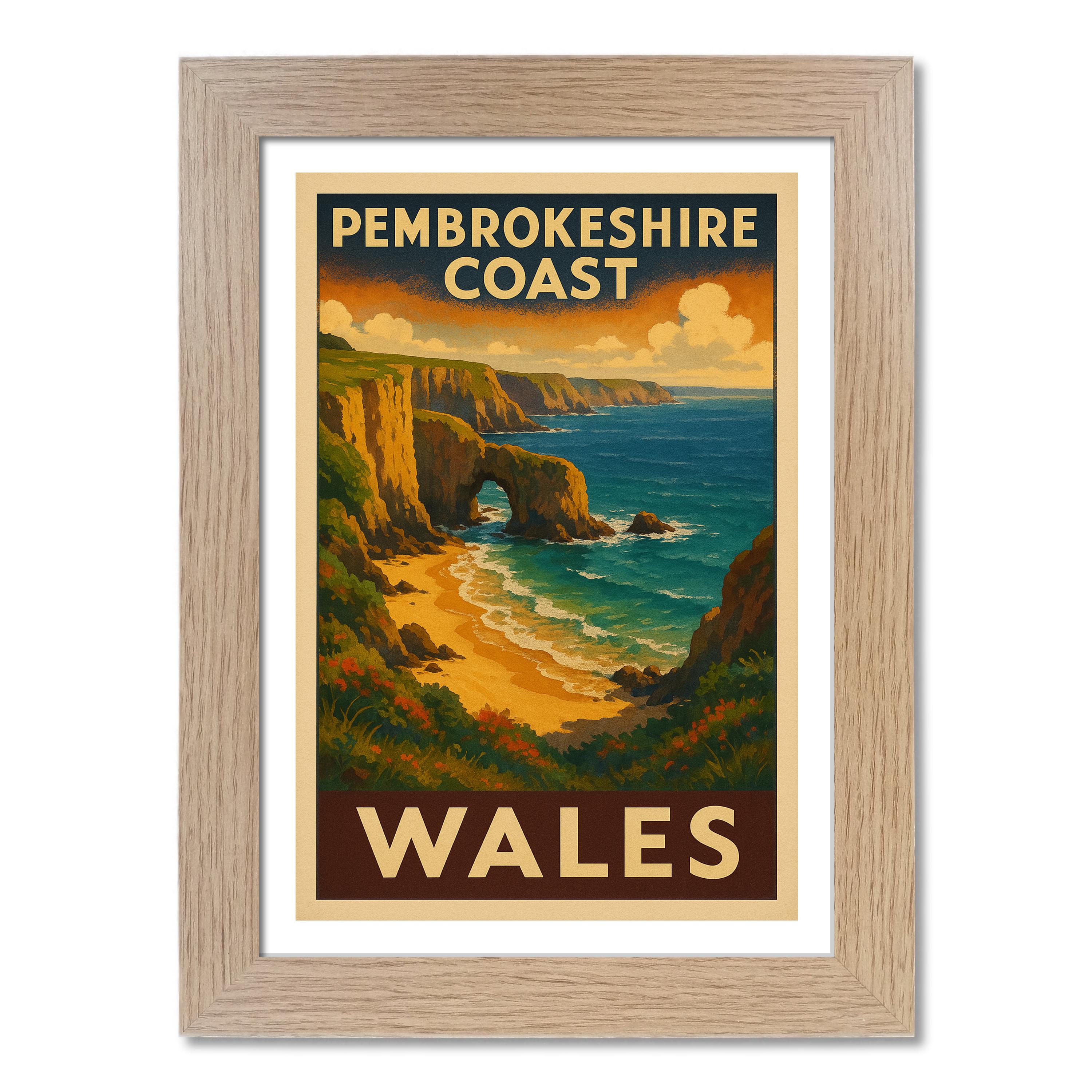 Póster de viaje de Pembrokeshire Coast - Imagen 7 de 7