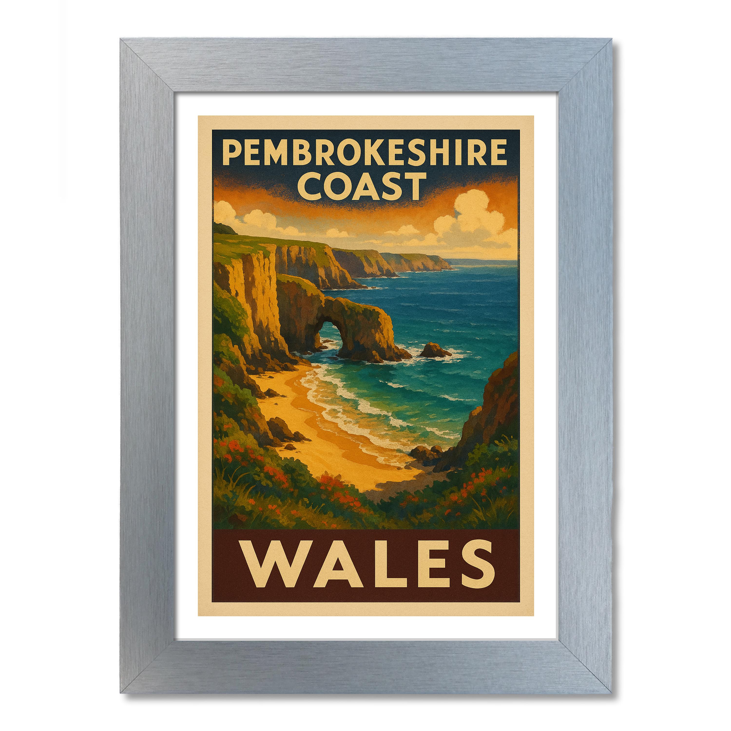 Póster de viaje de Pembrokeshire Coast - Imagen 6 de 7