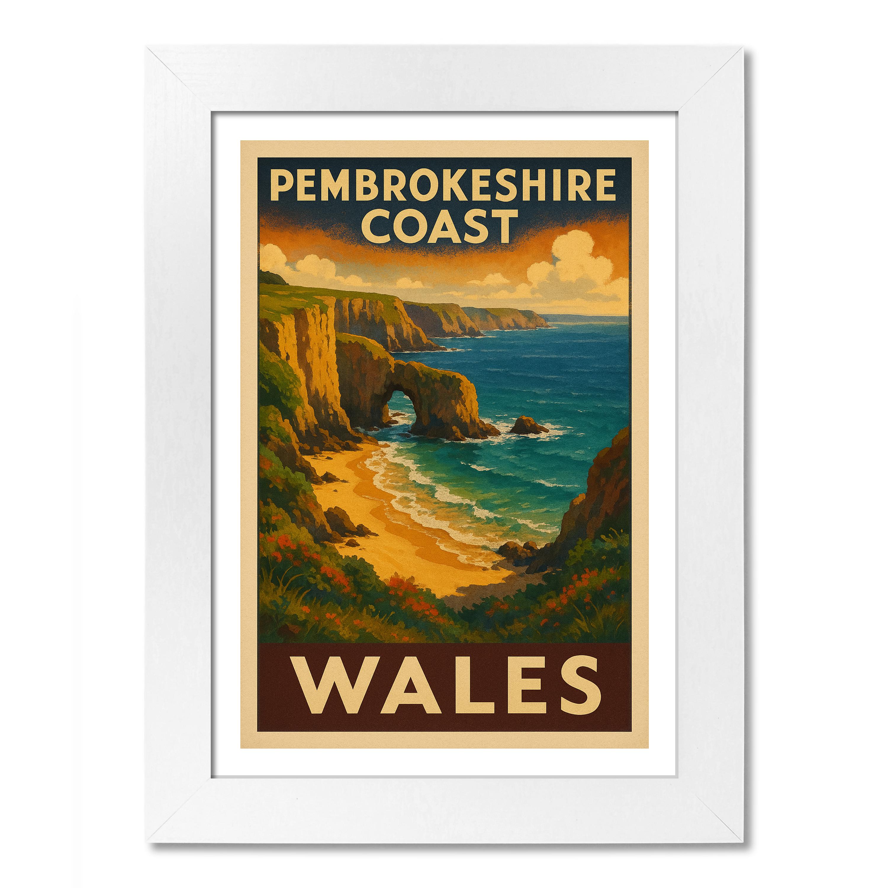 Póster de viaje de Pembrokeshire Coast - Imagen 4 de 7