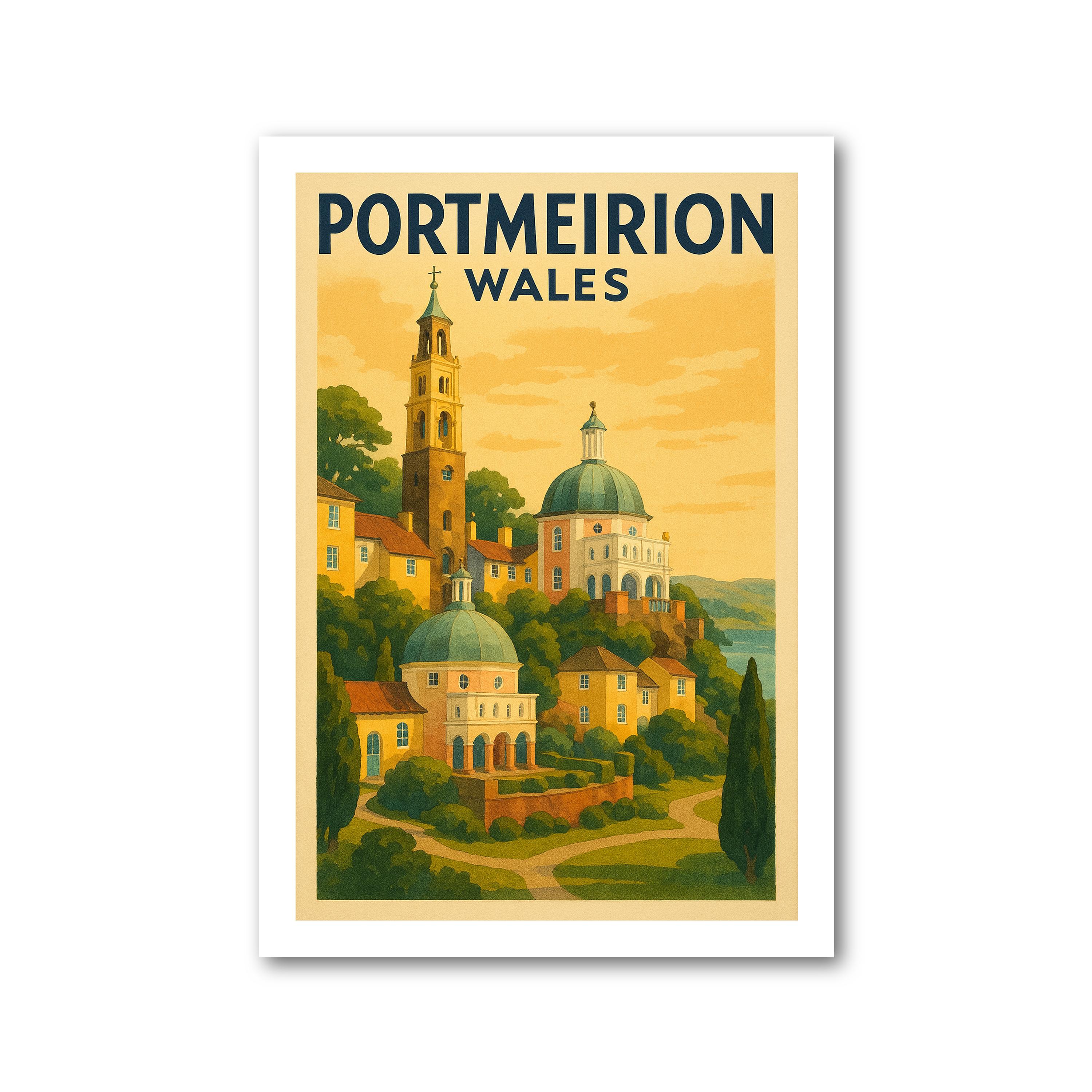 Póster de viaje Portmeirion - Imagen 2 de 7