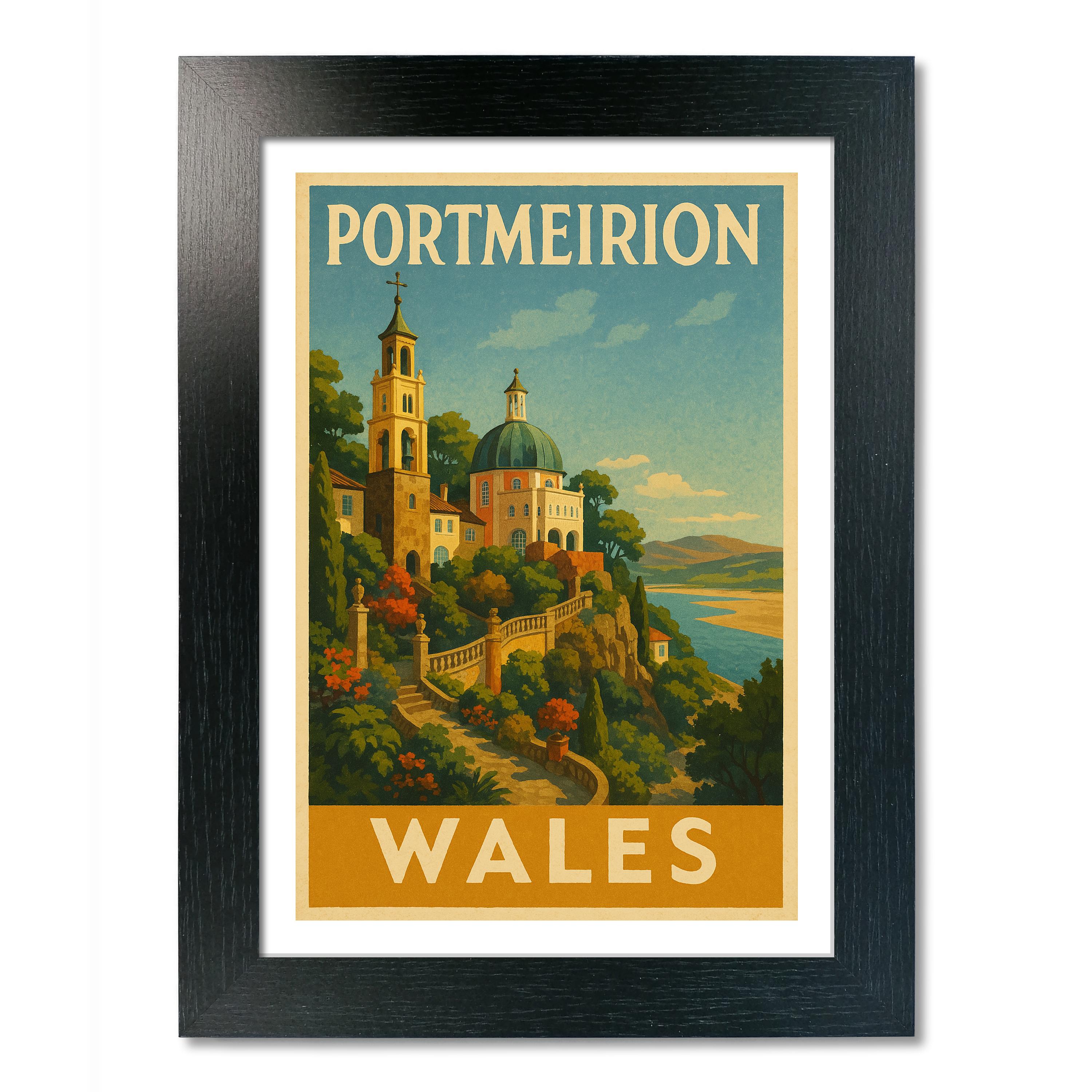 Póster de viaje Portmeirion - Imagen 3 de 7