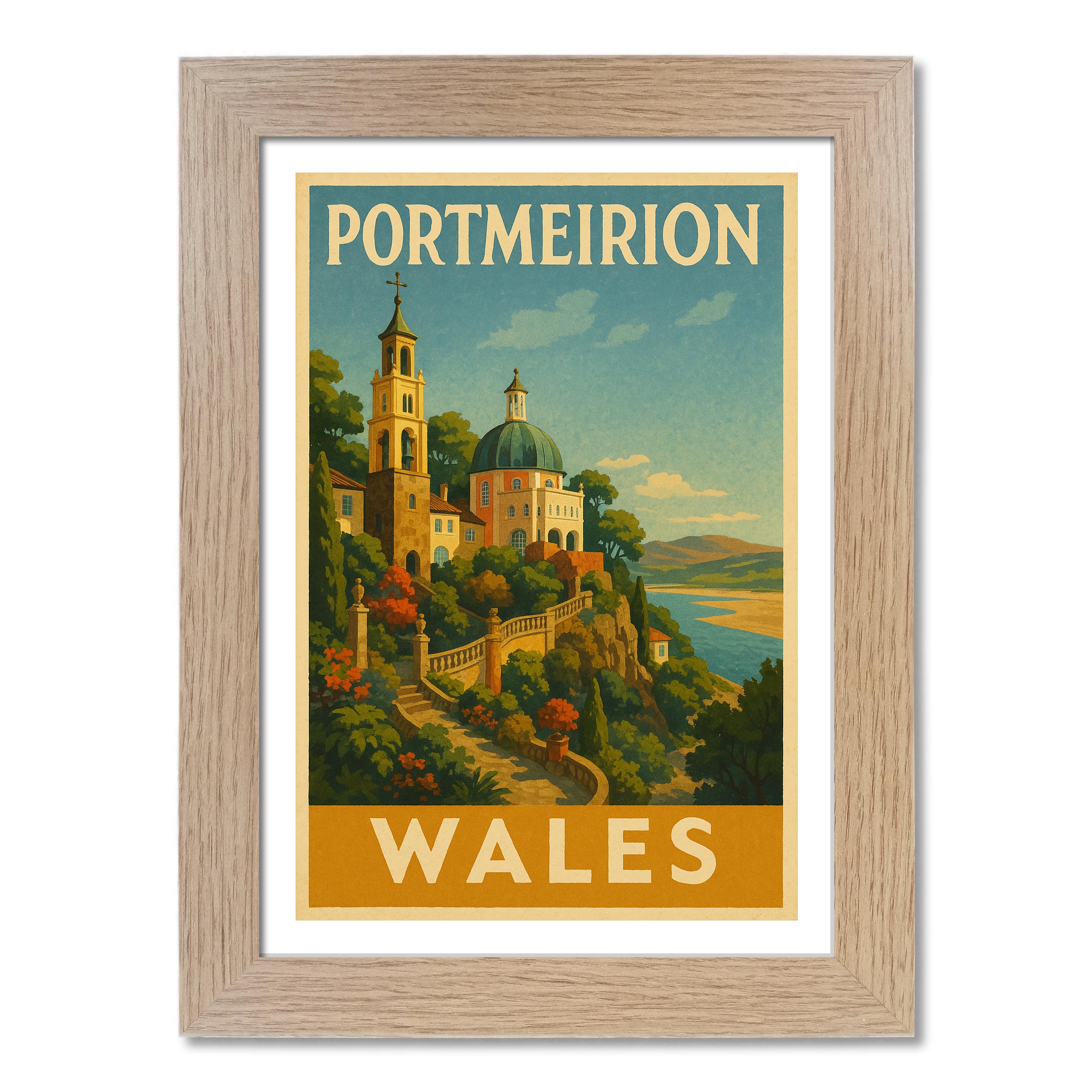 Póster de viaje Portmeirion - Imagen 7 de 7