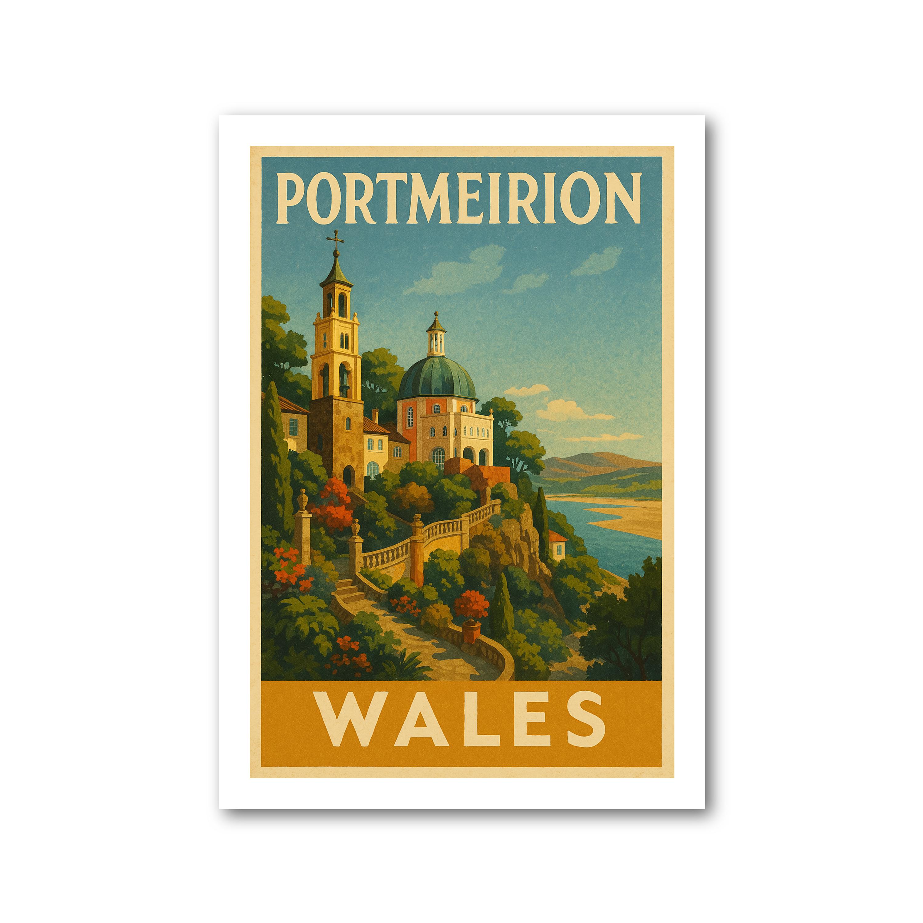 Póster de viaje Portmeirion - Imagen 2 de 7