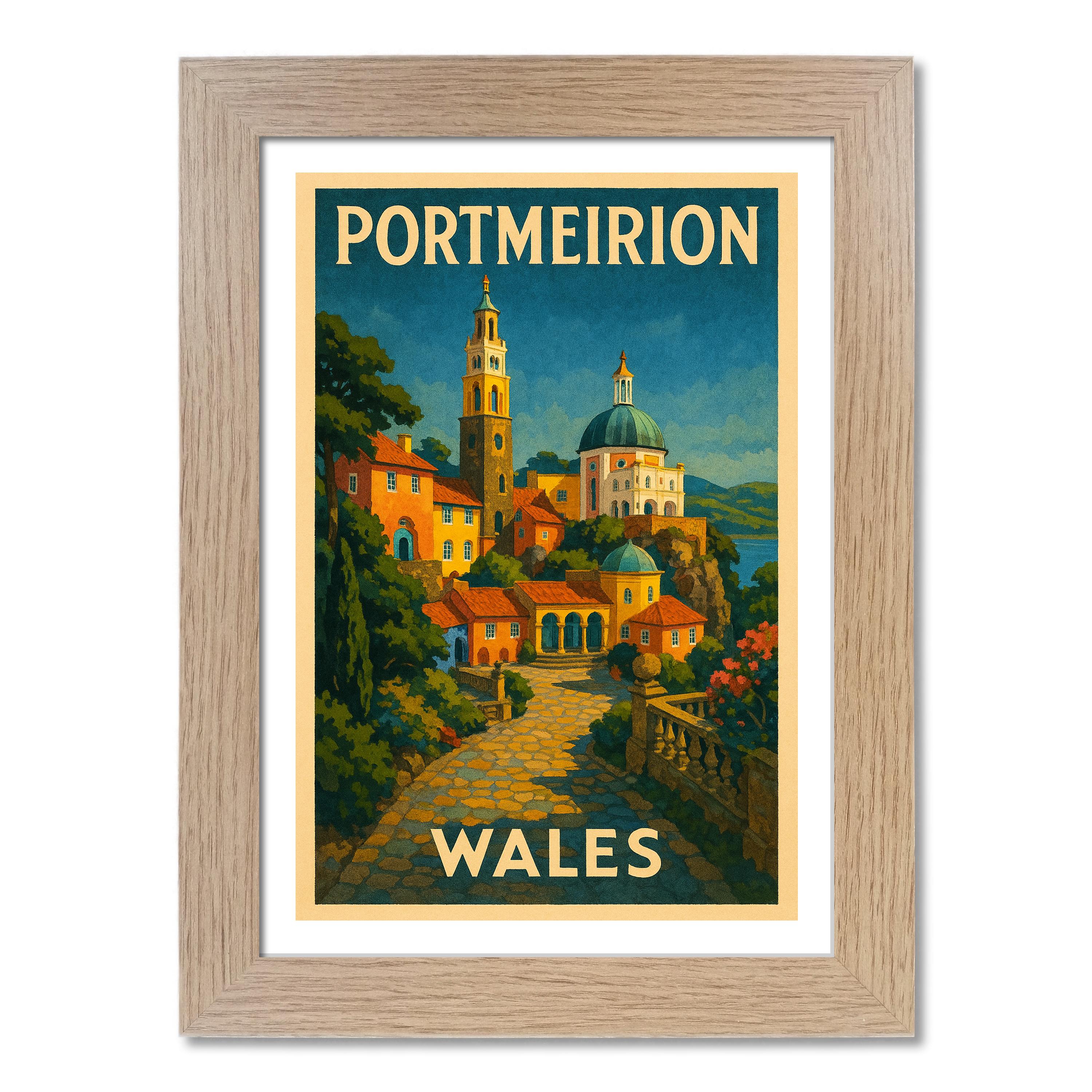 Póster de viaje Portmeirion - Imagen 7 de 7