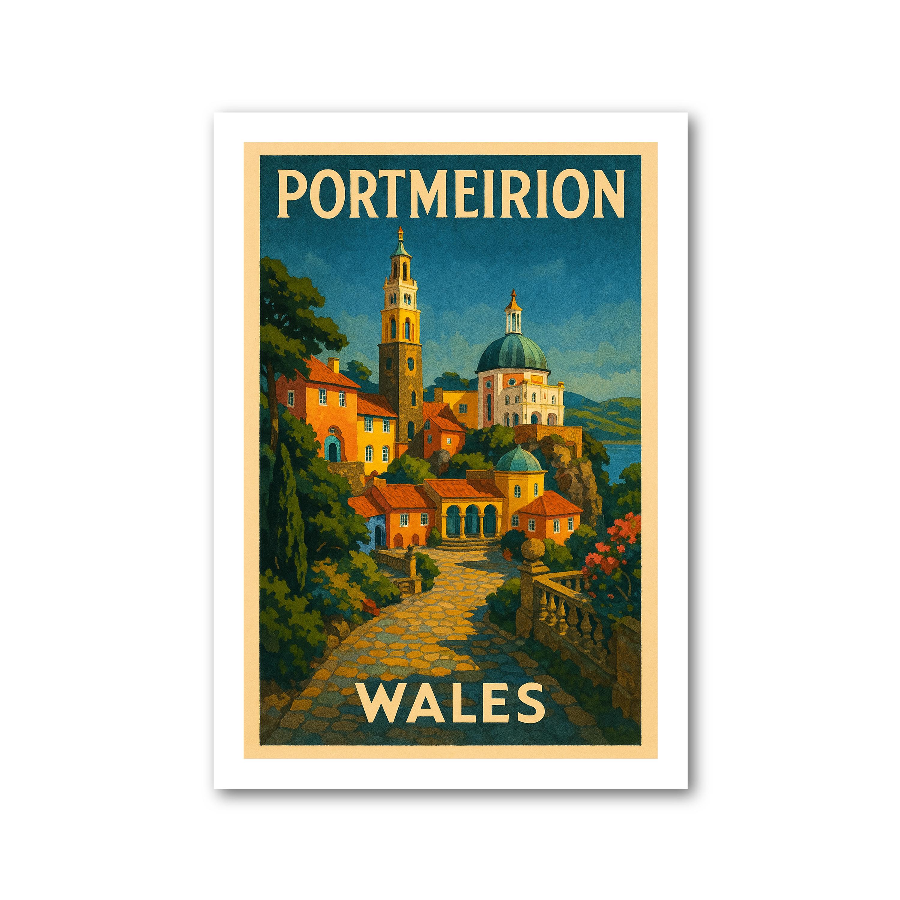 Póster de viaje Portmeirion - Imagen 2 de 7