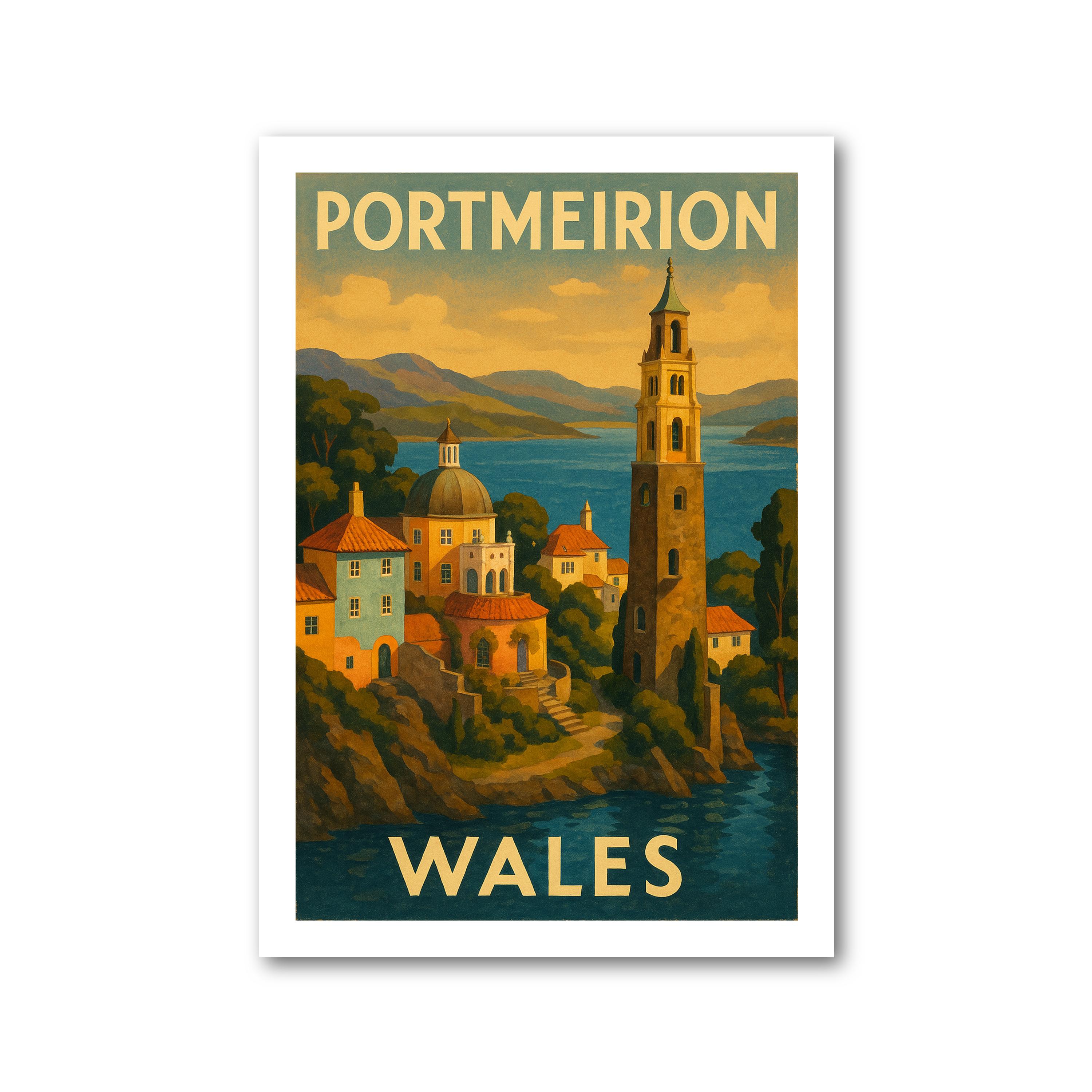 Póster de viaje Portmeirion - Imagen 2 de 7