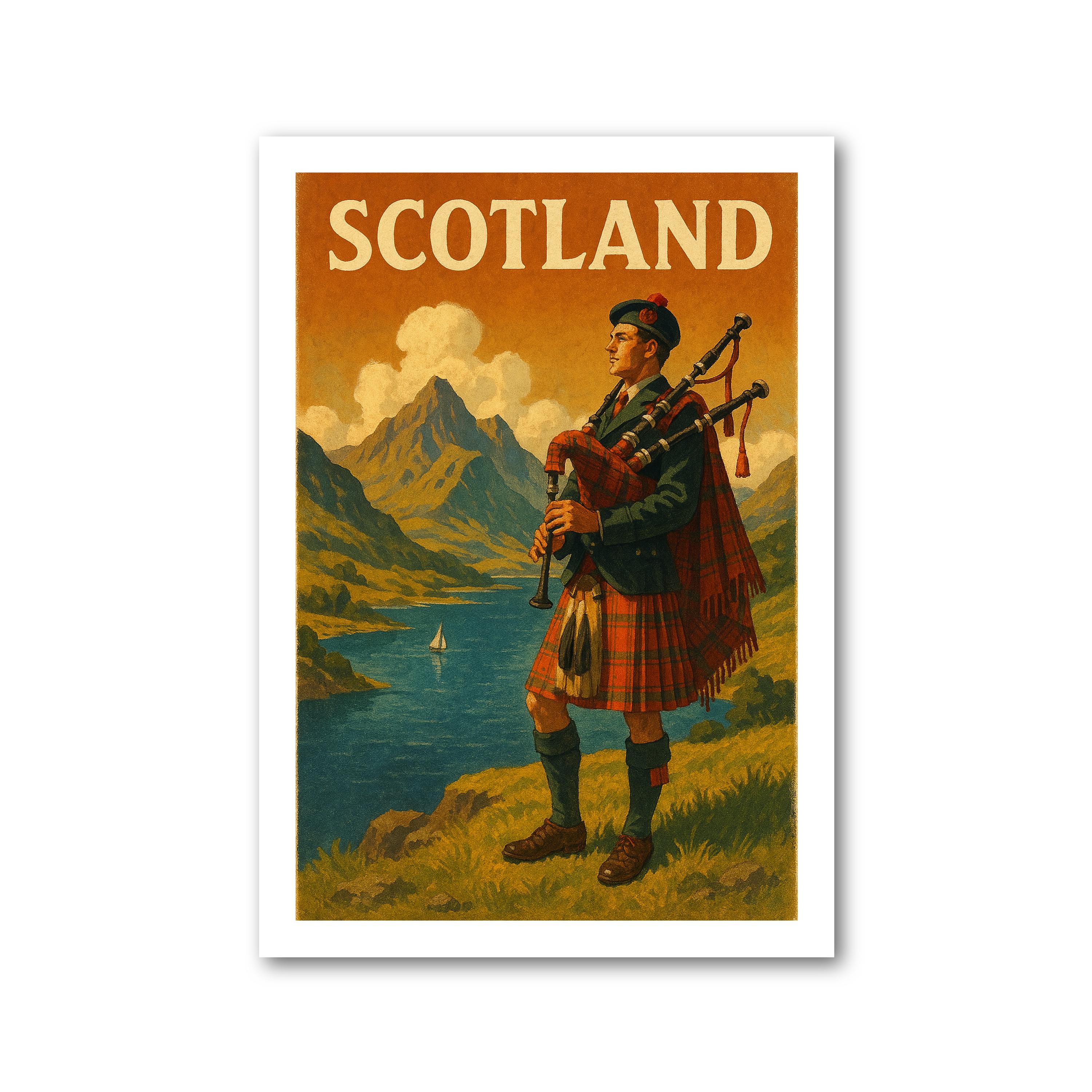 Póster de viaje a Escocia - Imagen 2 de 7