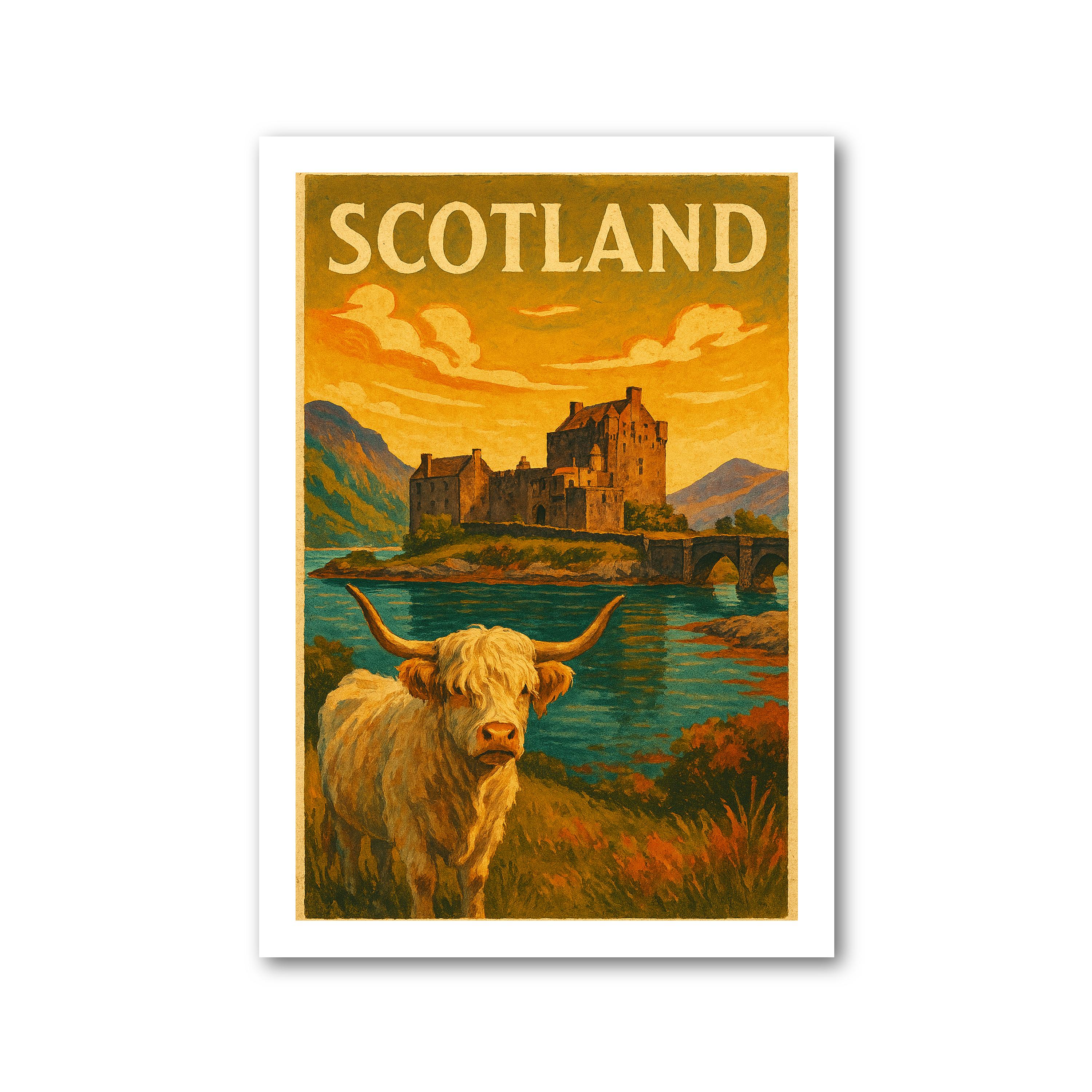 Póster de viaje a Escocia - Imagen 2 de 7