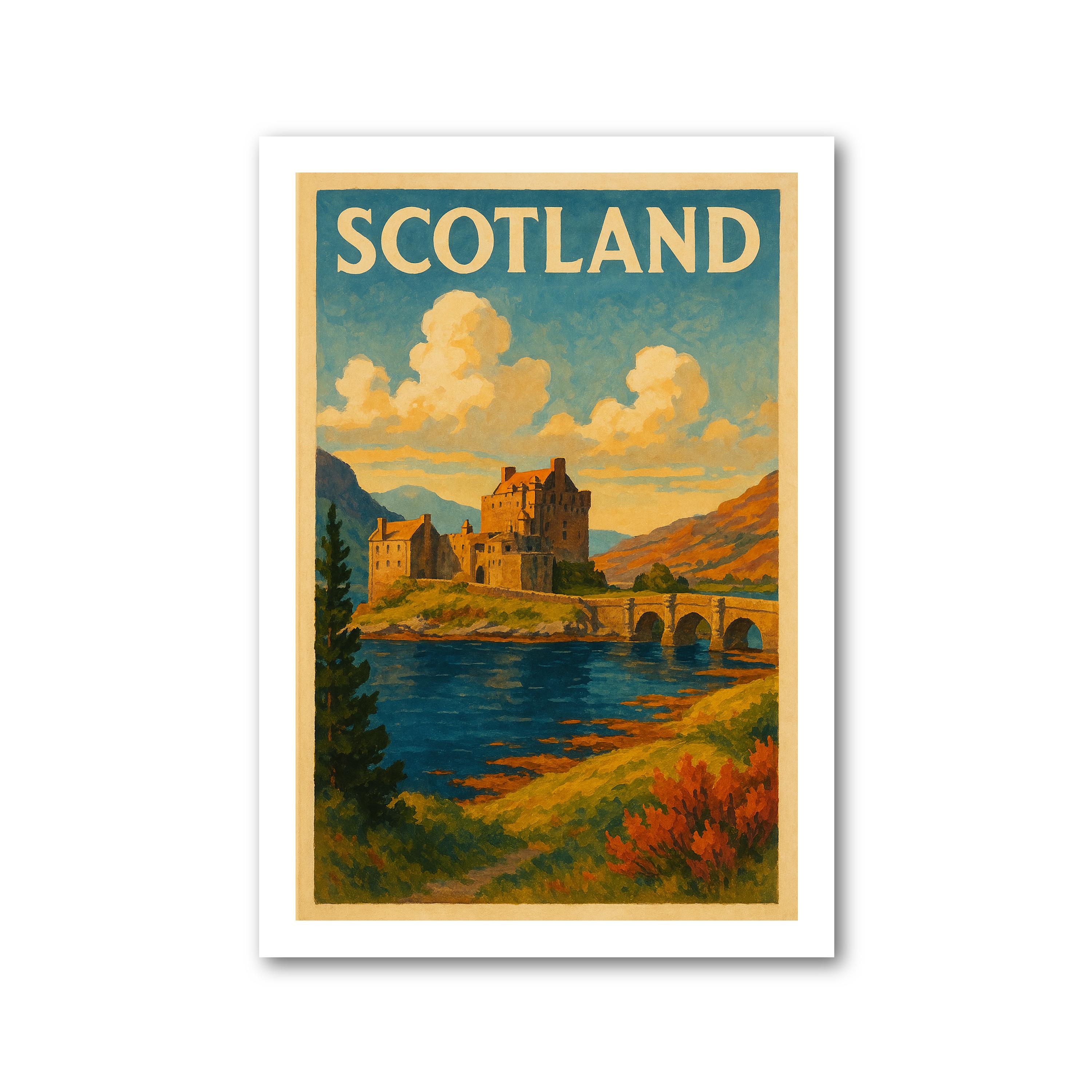 Póster de viaje a Escocia - Imagen 2 de 7