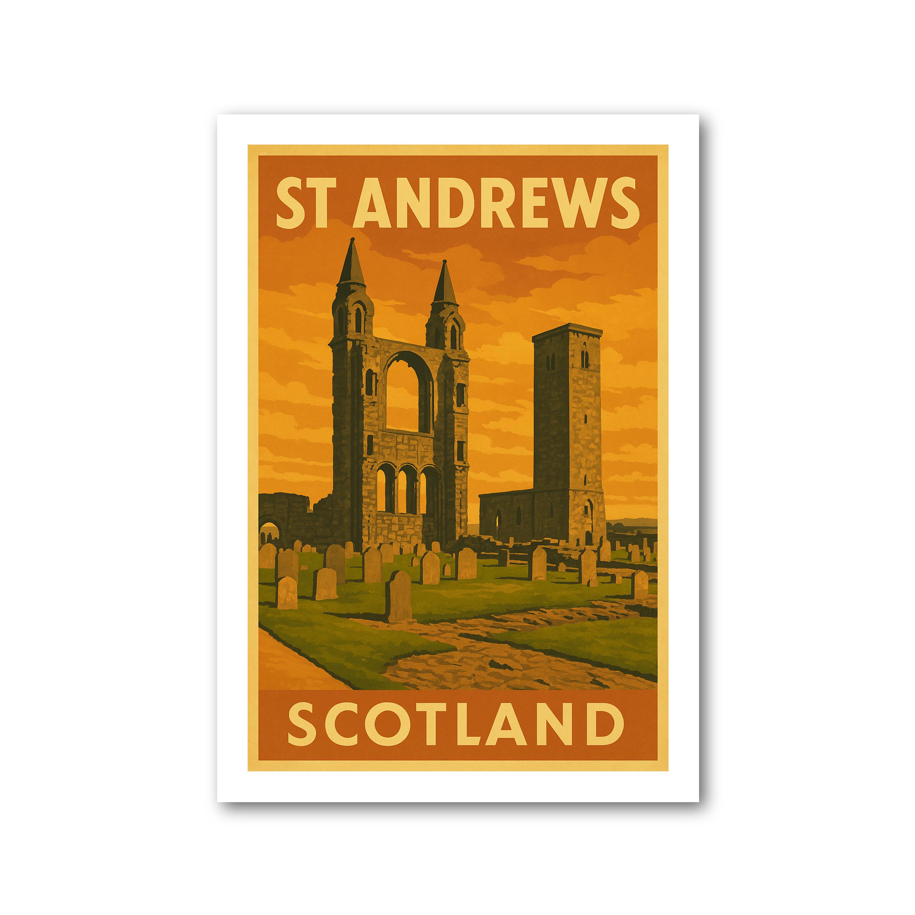 Póster de viaje de St Andrews - Imagen 2 de 7