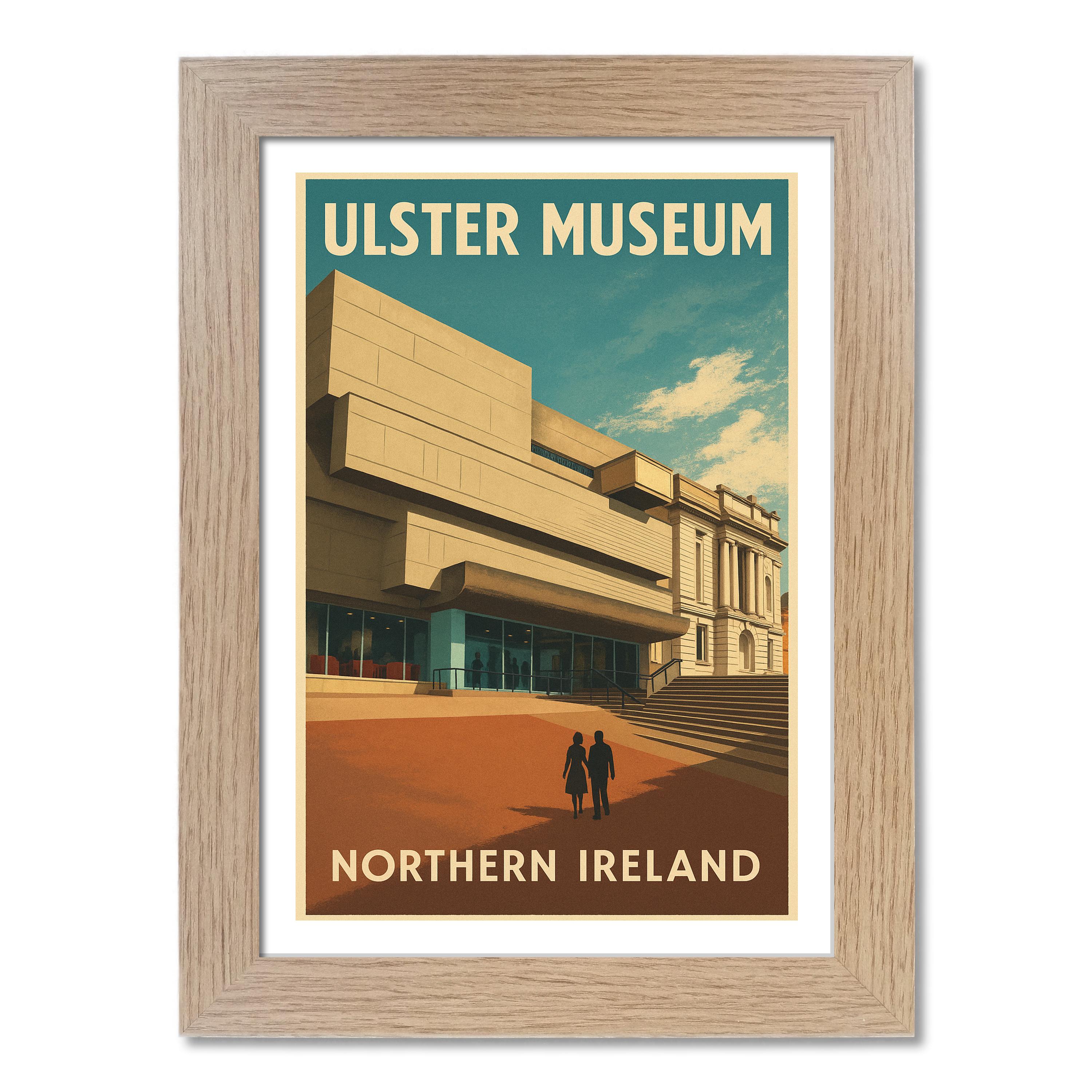 Ulster Museum Travel Poster - Picture 7 of 7