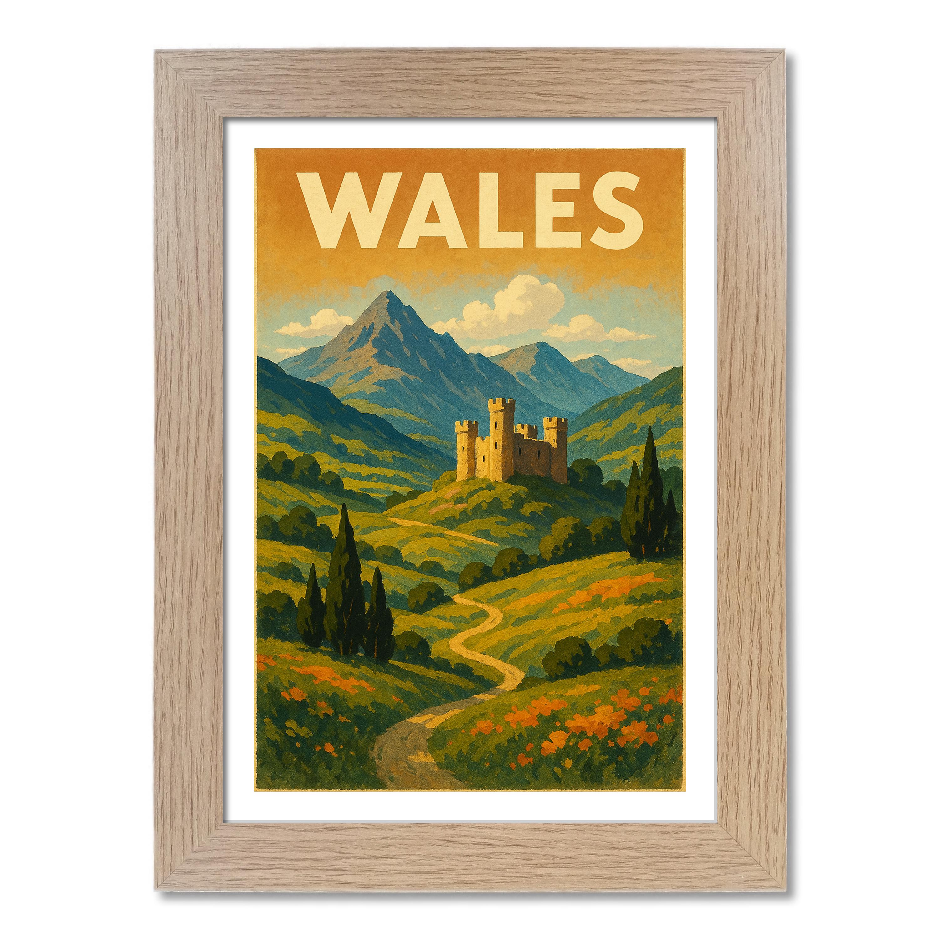 Wales Travel Poster - Picture 7 of 7