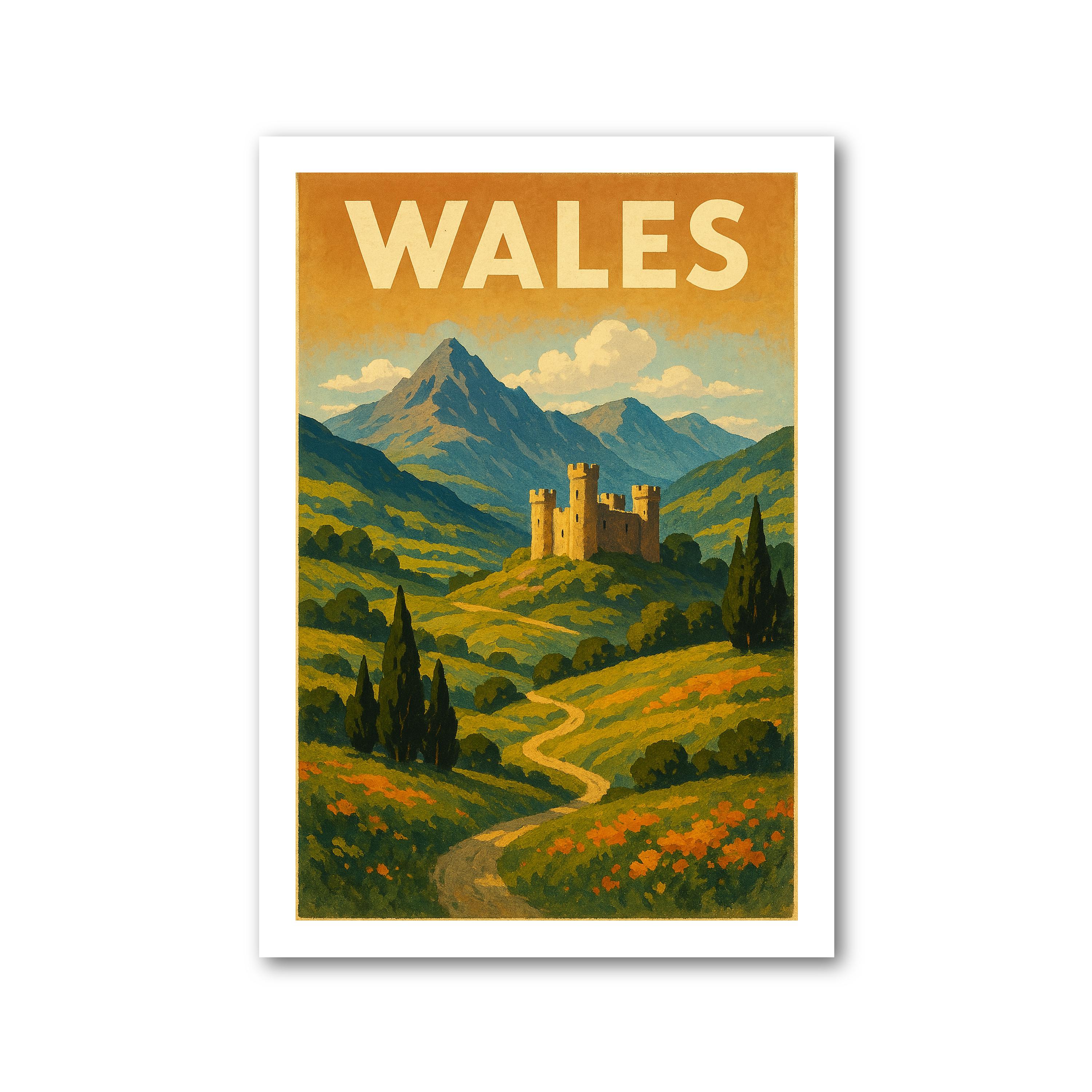Wales Travel Poster - Picture 2 of 7