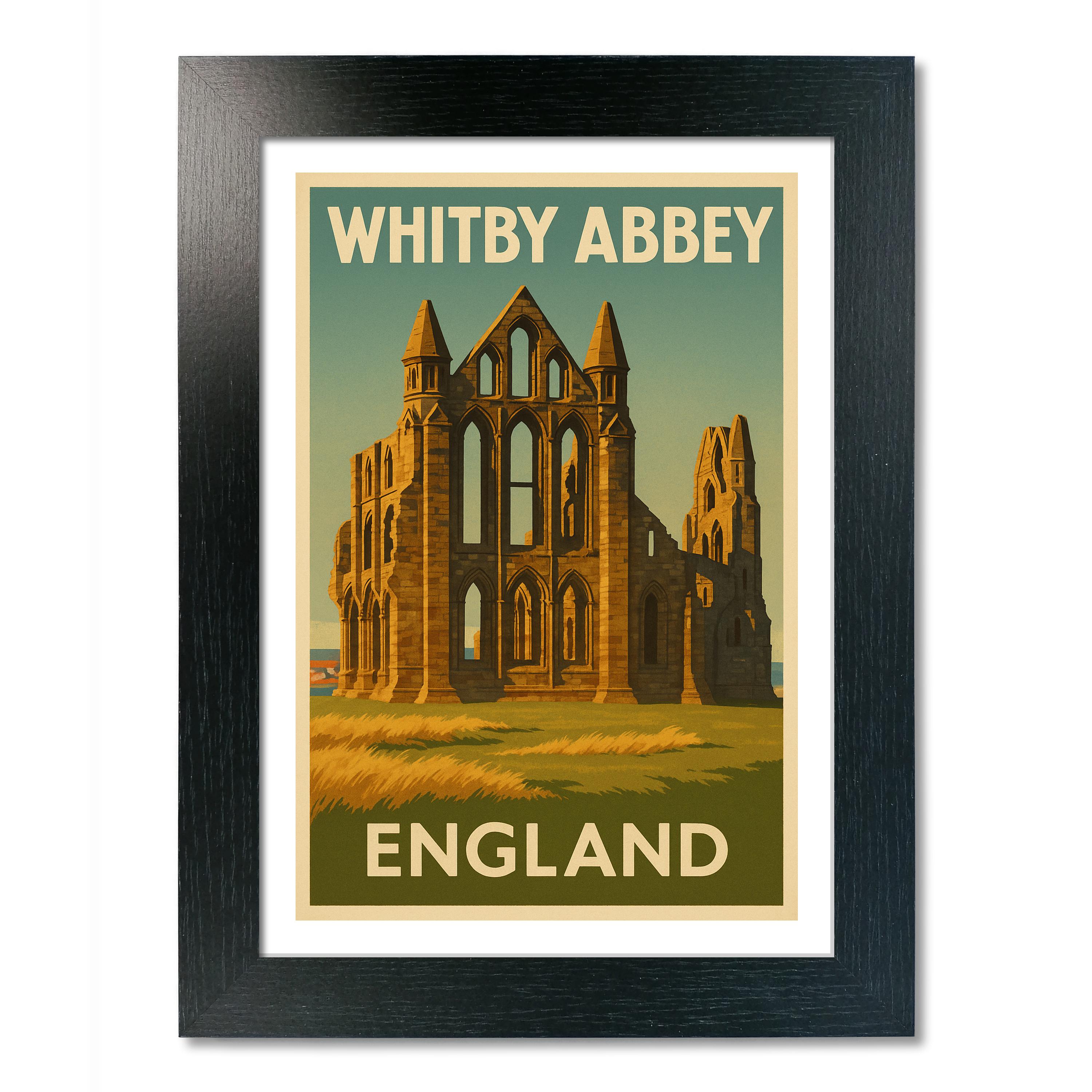 Whitby Abbey Travel Poster - Picture 3 of 7