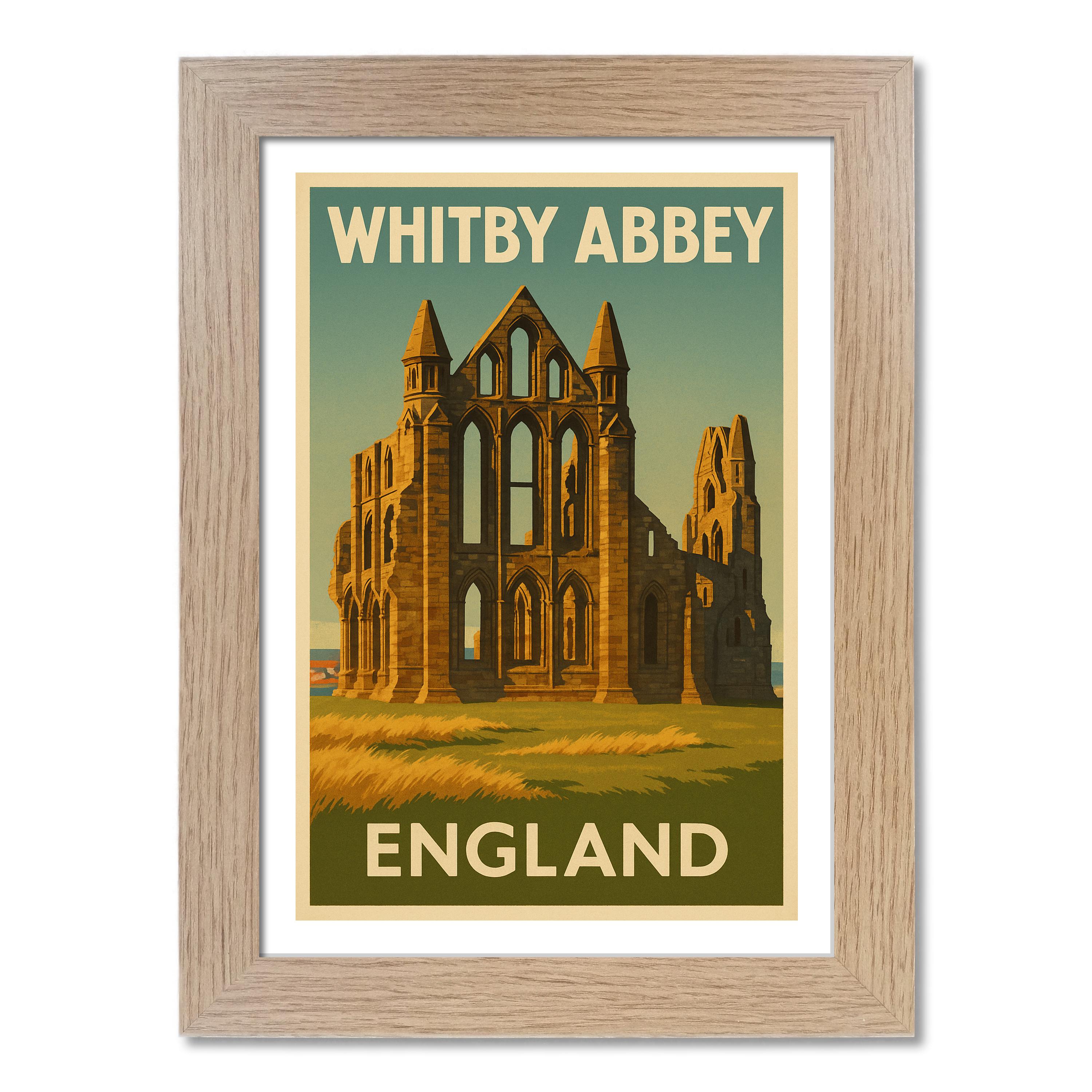 Whitby Abbey Travel Poster - Picture 7 of 7