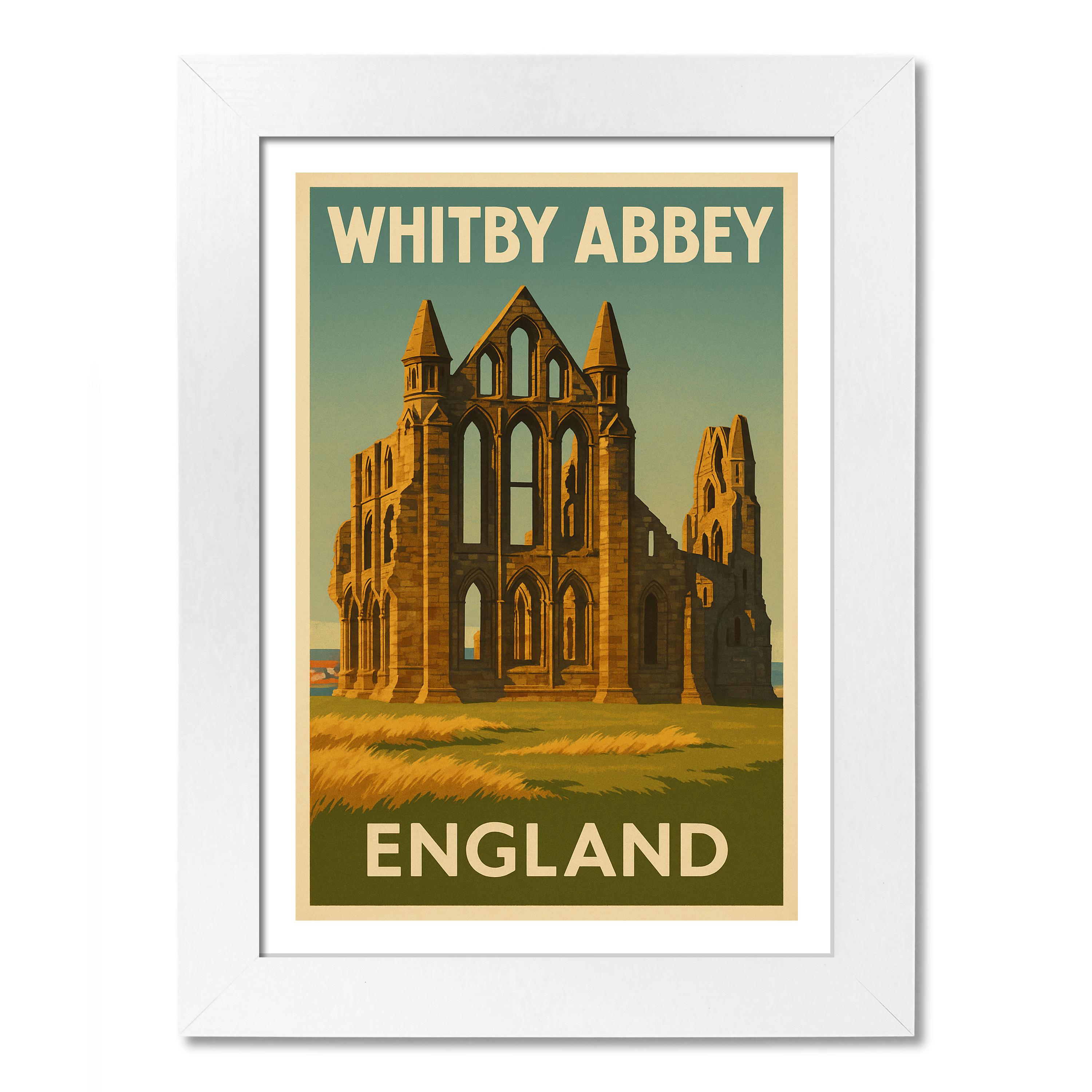 Whitby Abbey Travel Poster - Picture 4 of 7